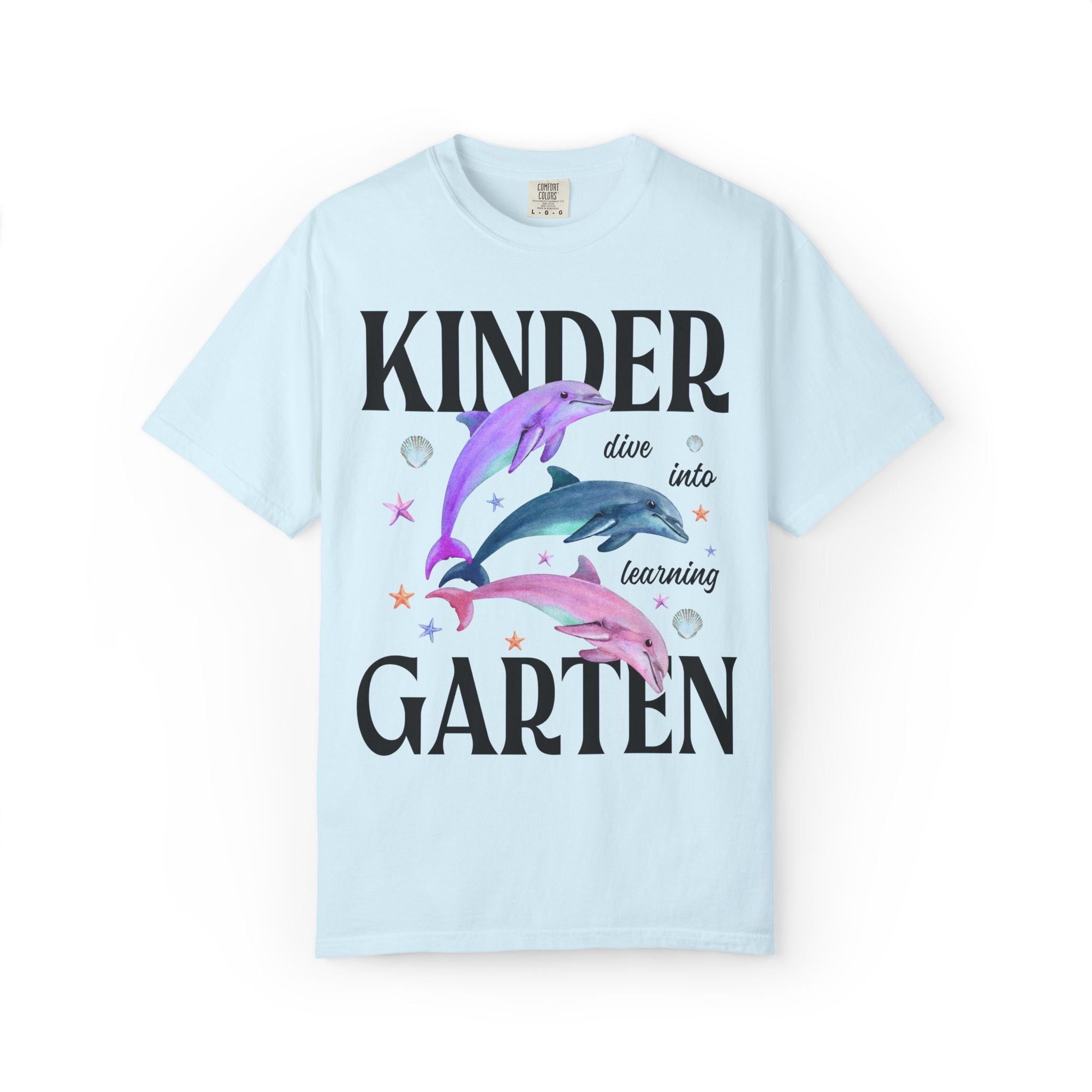 Kindergarten Dolphin Tee: Dive Into Learning - Opal and June