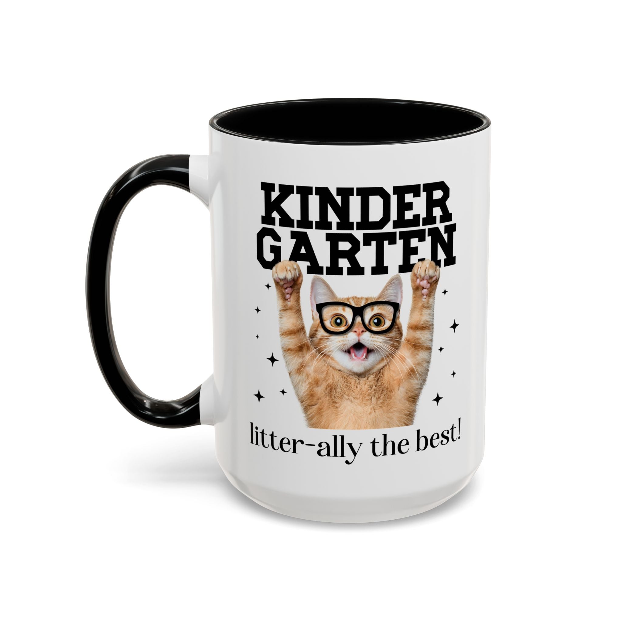 Kindergarten Teacher Cat Lover Coffee Mug - Opal and June