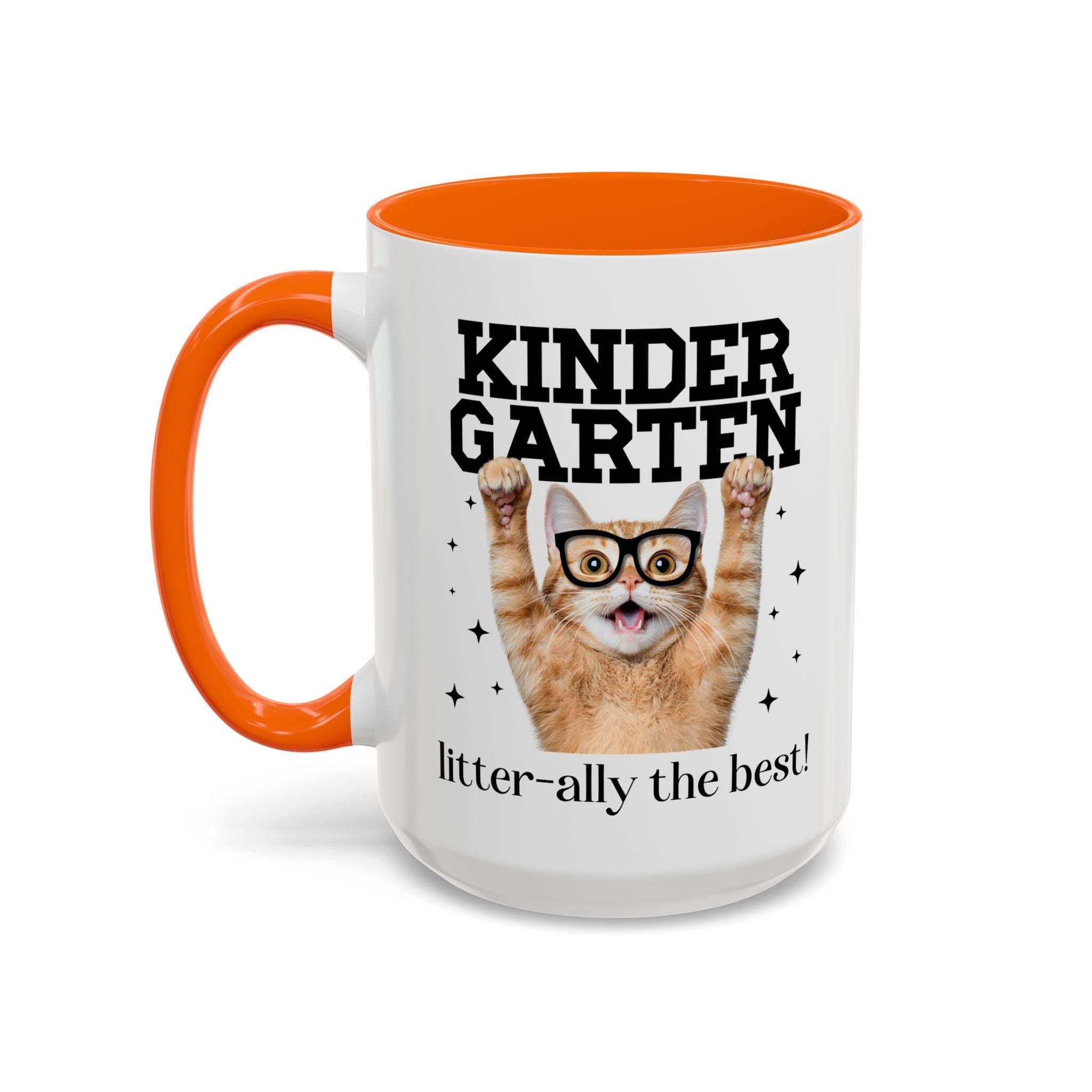 Kindergarten Teacher Cat Lover Coffee Mug - Opal and June