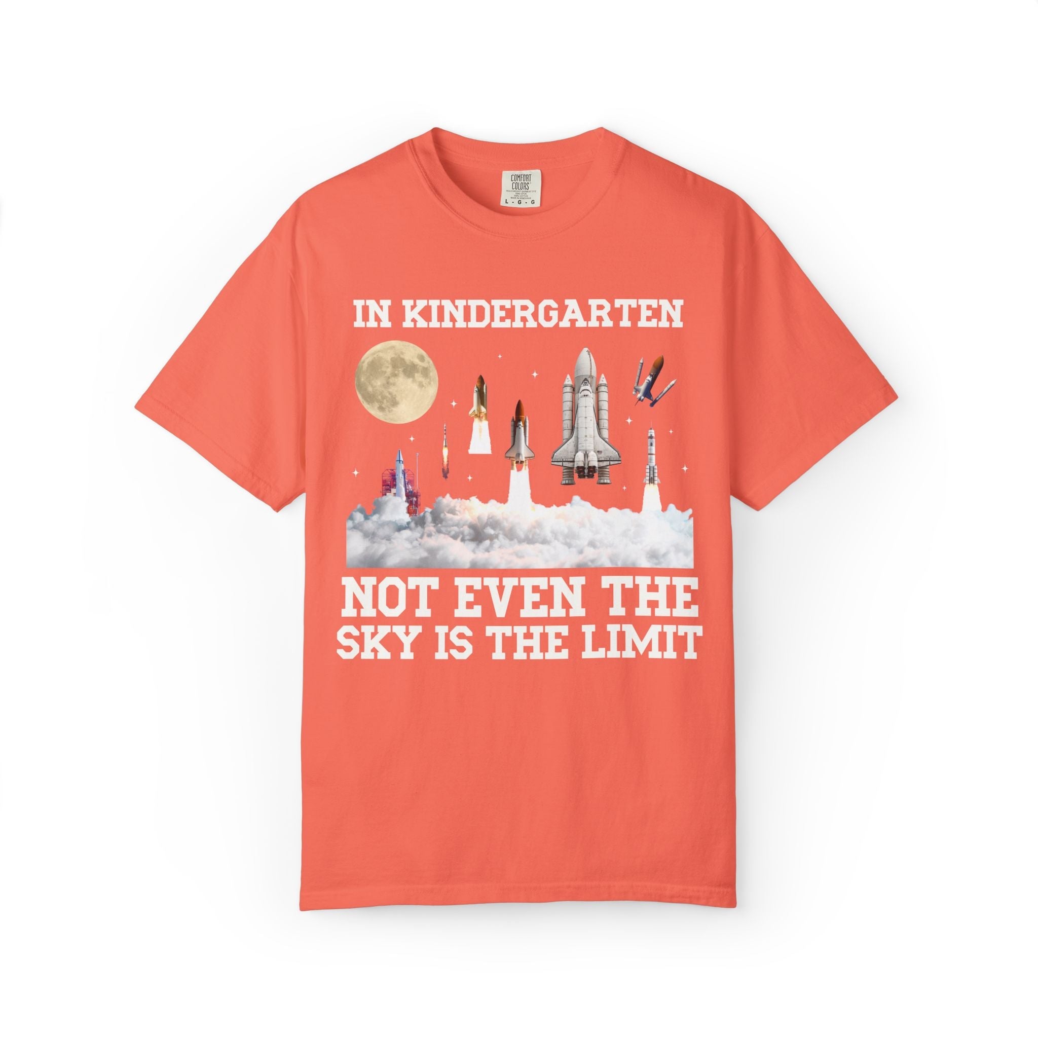 Kindergarten Teacher Space Lover Tee Shirt with Rocket Ships - Opal and June