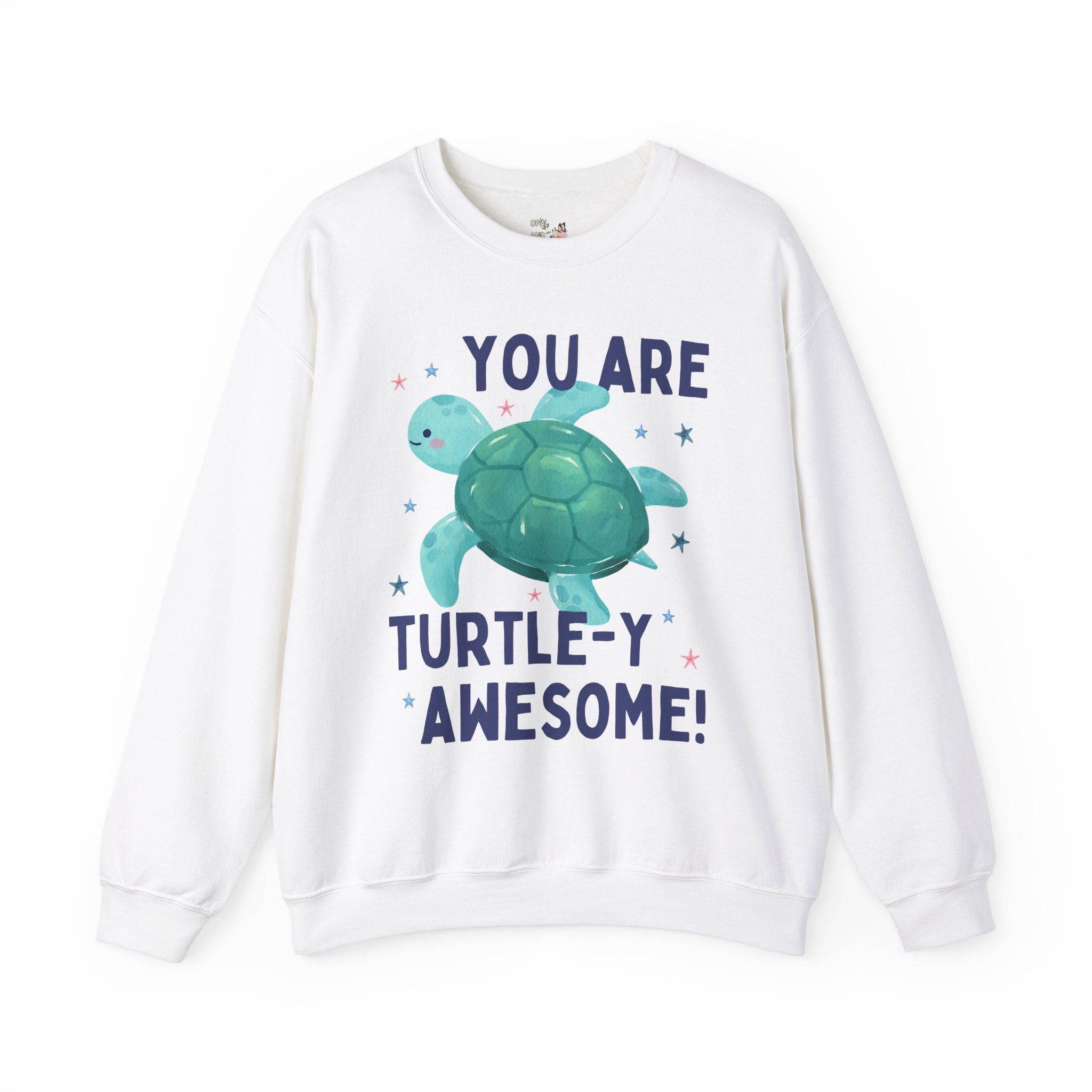 Kindergarten Teacher Sweatshirt, Teacher Who Loves Turtles: You Are Turtle - y Awesome!, Positive Affirmation, Funny Science Teacher Crewneck - Opal and June