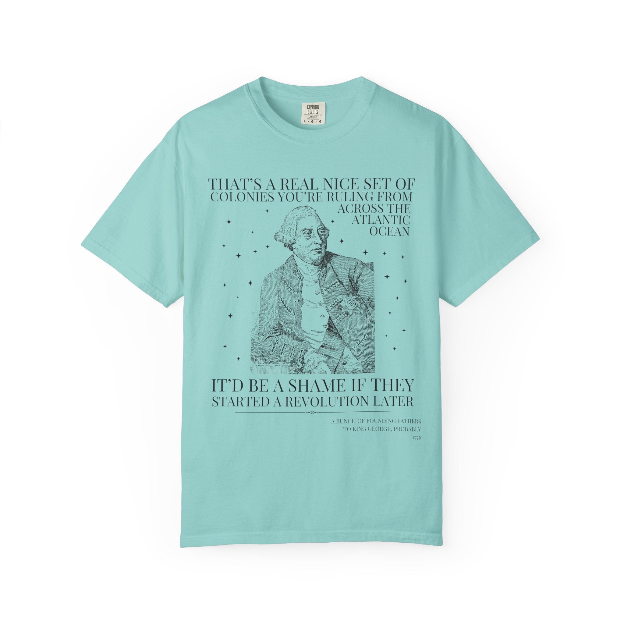 King George III Tee - Opal and June