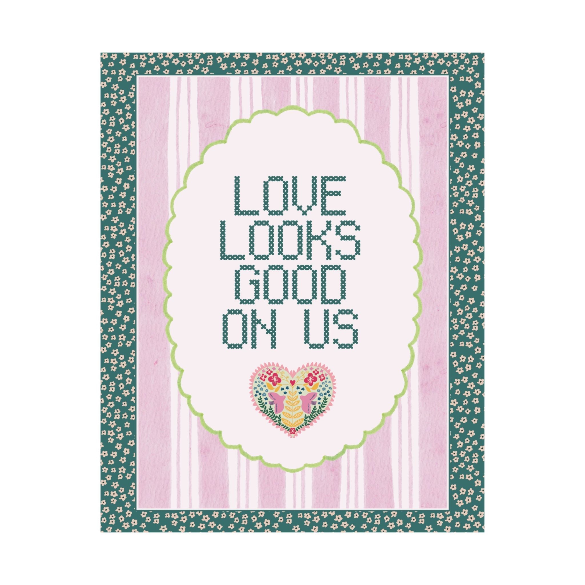 Kitschy Wedding Poster: Welcome Sign for Wedding Ceremony or Bedroom, Colorful Maximalist First Year Anniversary Present, Gift from Husband - Opal and June