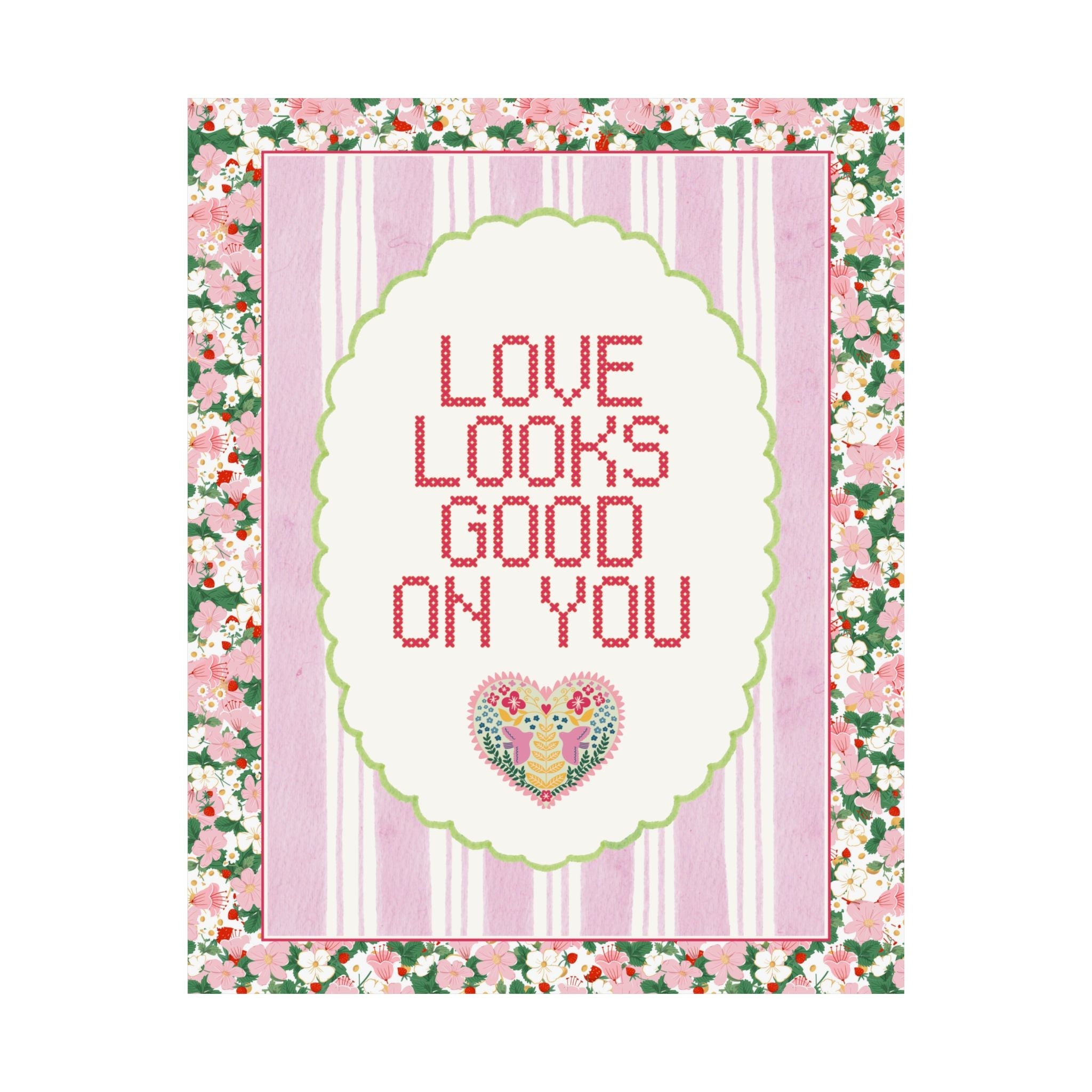 Kitschy Wedding Poster: Welcome Sign for Wedding Ceremony or Bedroom, Colorful Maximalist First Year Anniversary Present, Gift from Wife - Opal and June