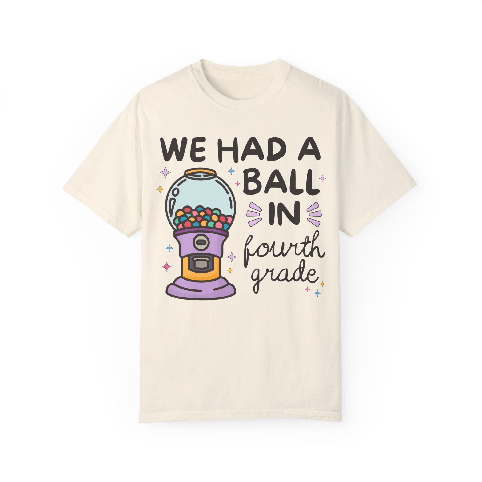 Last Day of School Fourth Grade Teacher Tee Shirt, Fourth Grade Crew, Teaching Assistant, Colorful 90s Vibe, End of School, Class Dismissed - Opal and June