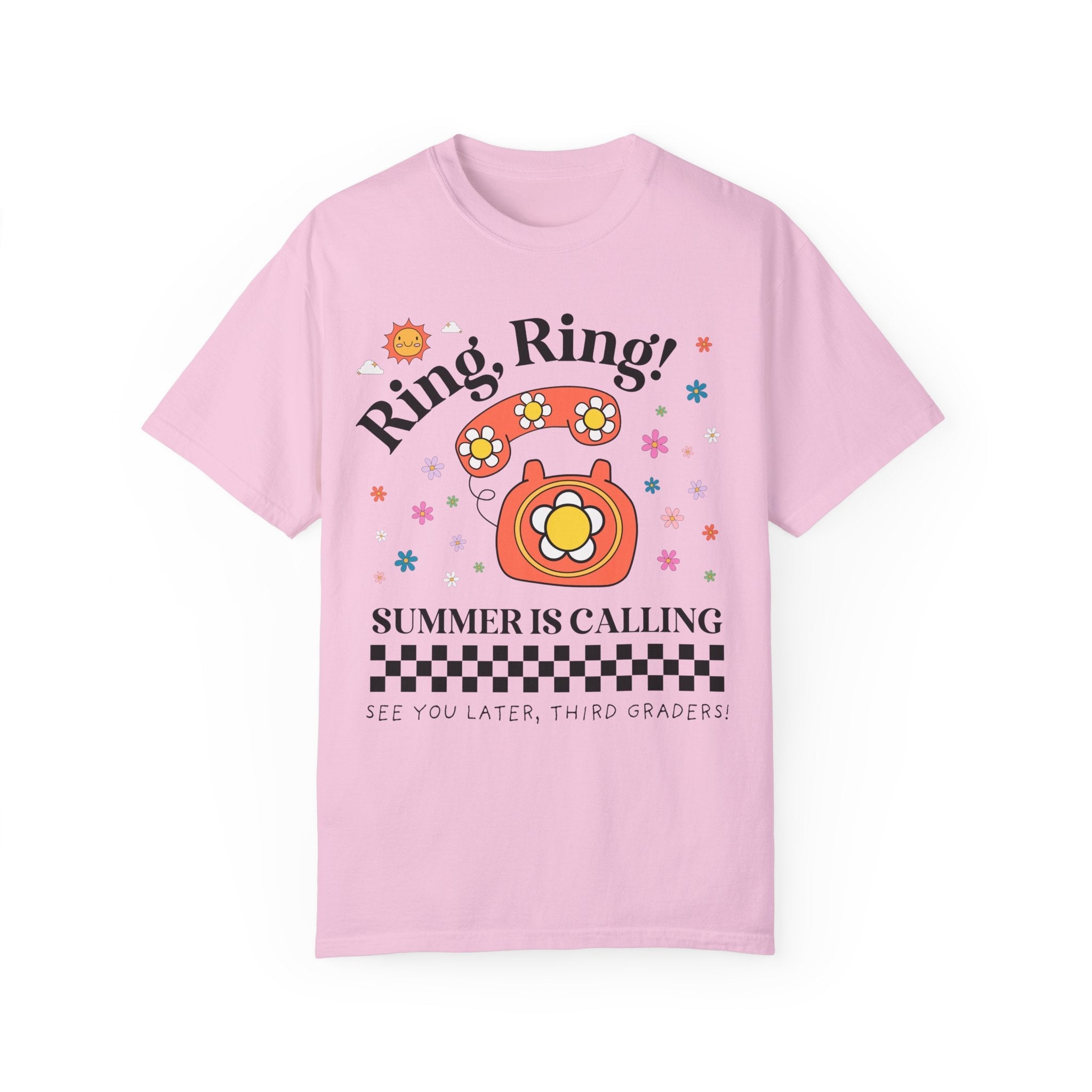 Last Day of School Teacher Tee Shirt for Second Grade Teacher or Third Grade Teacher: Funny Saying End of School Year 90s Aesthetic T-Shirt - Opal and June
