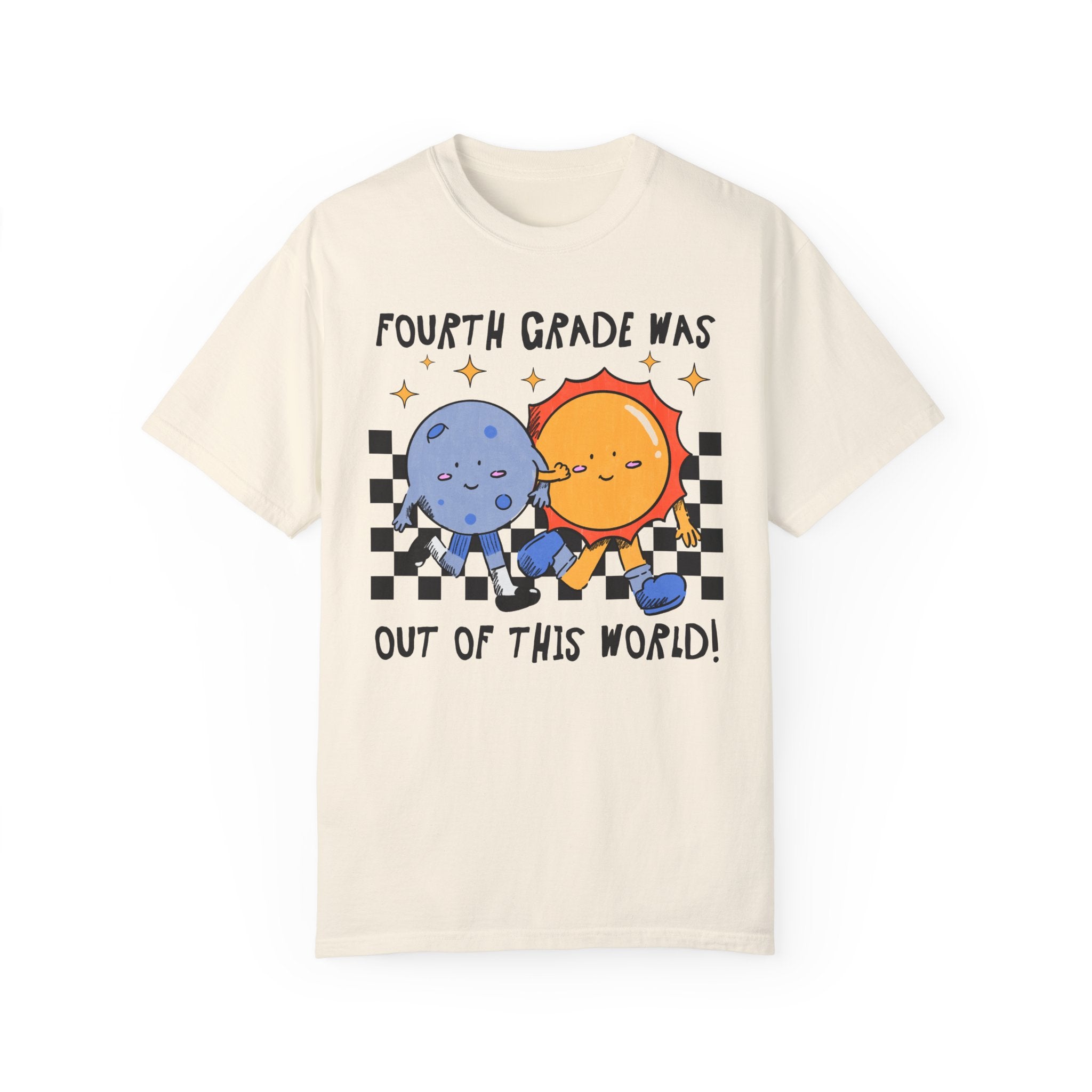 Last Day of School Tee Shirt: Funny Saying Space Lover Tee, End of School Year T-Shirt for Fourth Grade Teacher, Matching Fourth Grade Crew - Opal and June