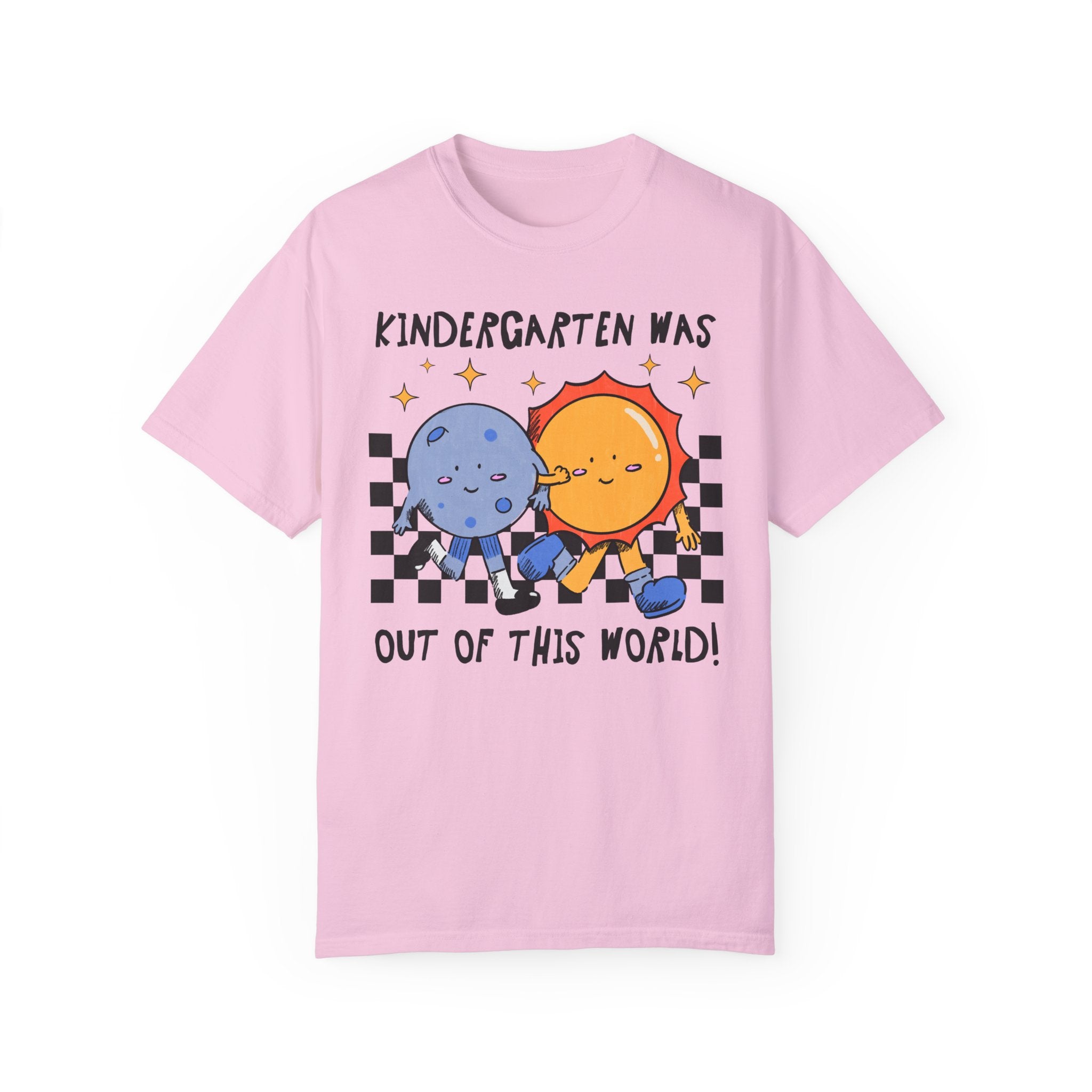 Last Day of School Tee Shirt: Funny Saying Space Lover Tee, End of School Year T-Shirt for Kindergarten Teacher, Matching Kindergarten Crew - Opal and June