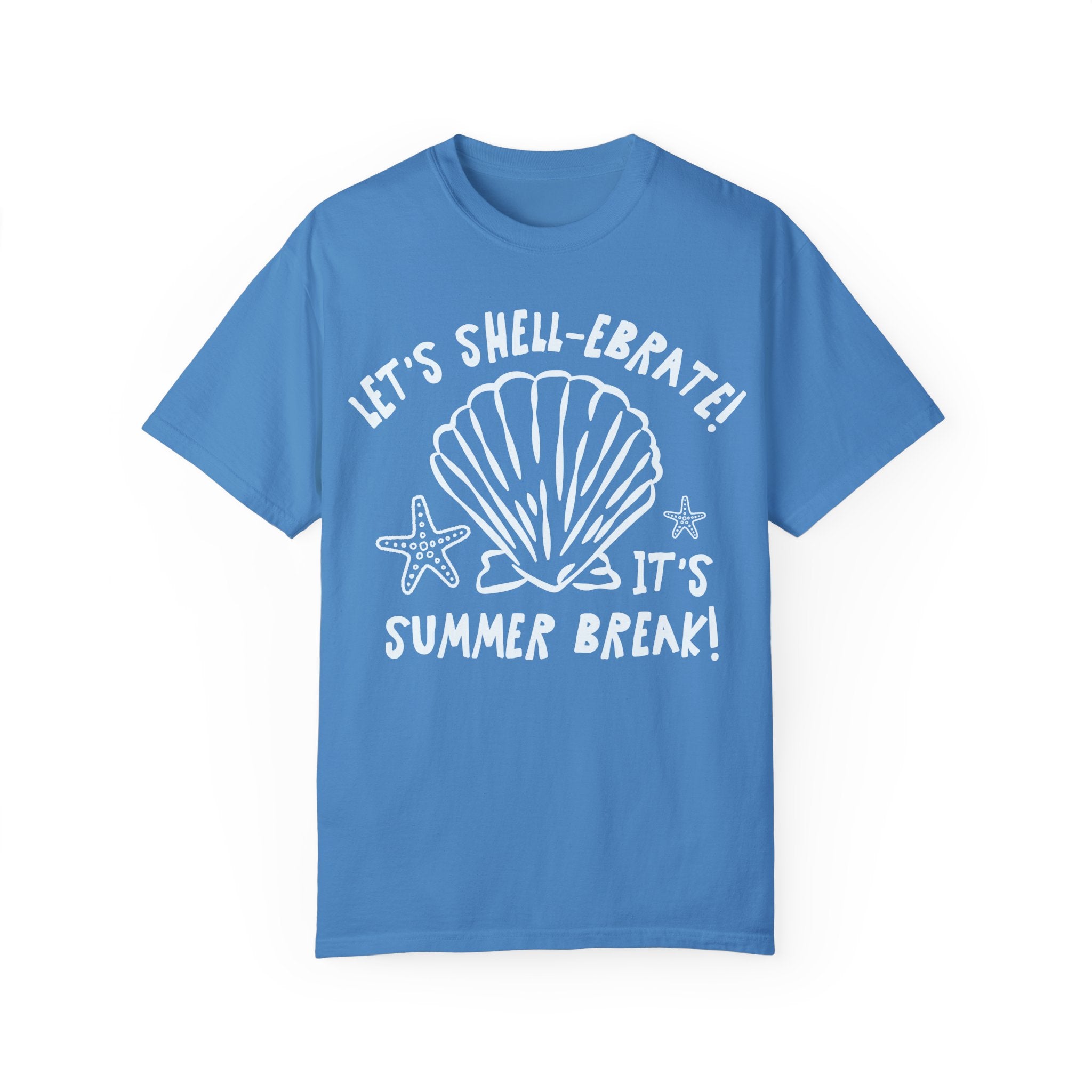 Last Day of School Tee Shirt with Beach Aesthetic, Cute Summer Break Hello Summer Shirt for Kindergarten Crew, Matching School Office Staff - Opal and June