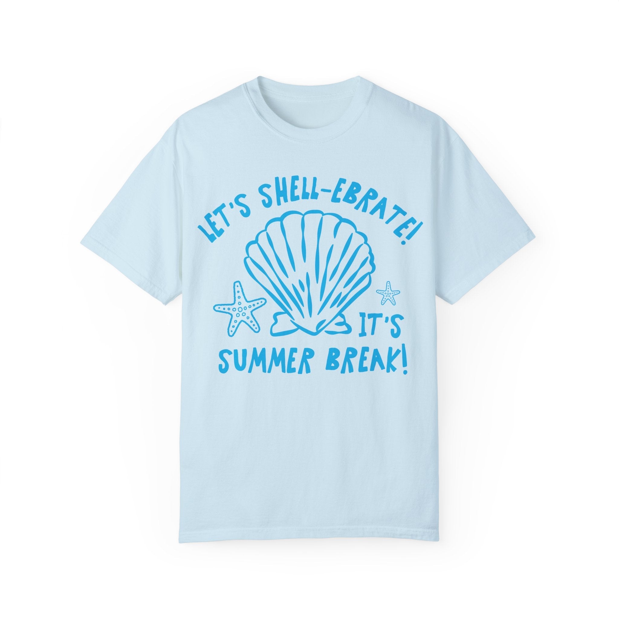 Last Day of School Tee Shirt with Beach Aesthetic, Cute Summer Break Hello Summer Shirt for Kindergarten Crew, Matching School Office Staff - Opal and June