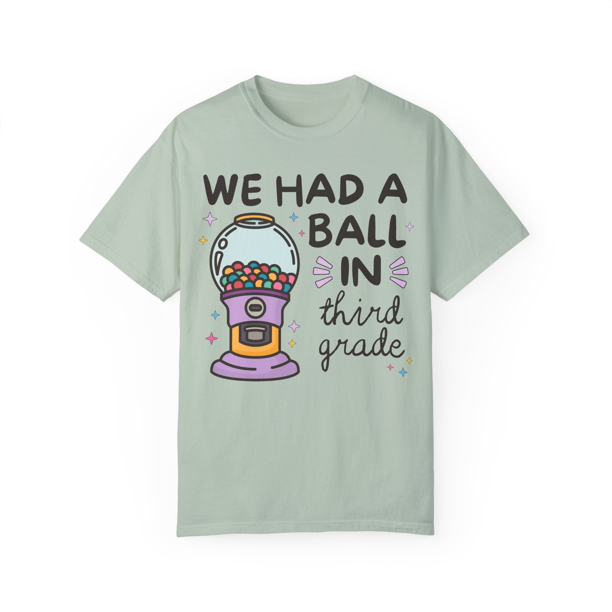 Last Day of School Third Grade Teacher Tee Shirt for Third Grade Crew, Teaching Assistant, Colorful 90s Vibe, End of School, Class Dismissed - Opal and June