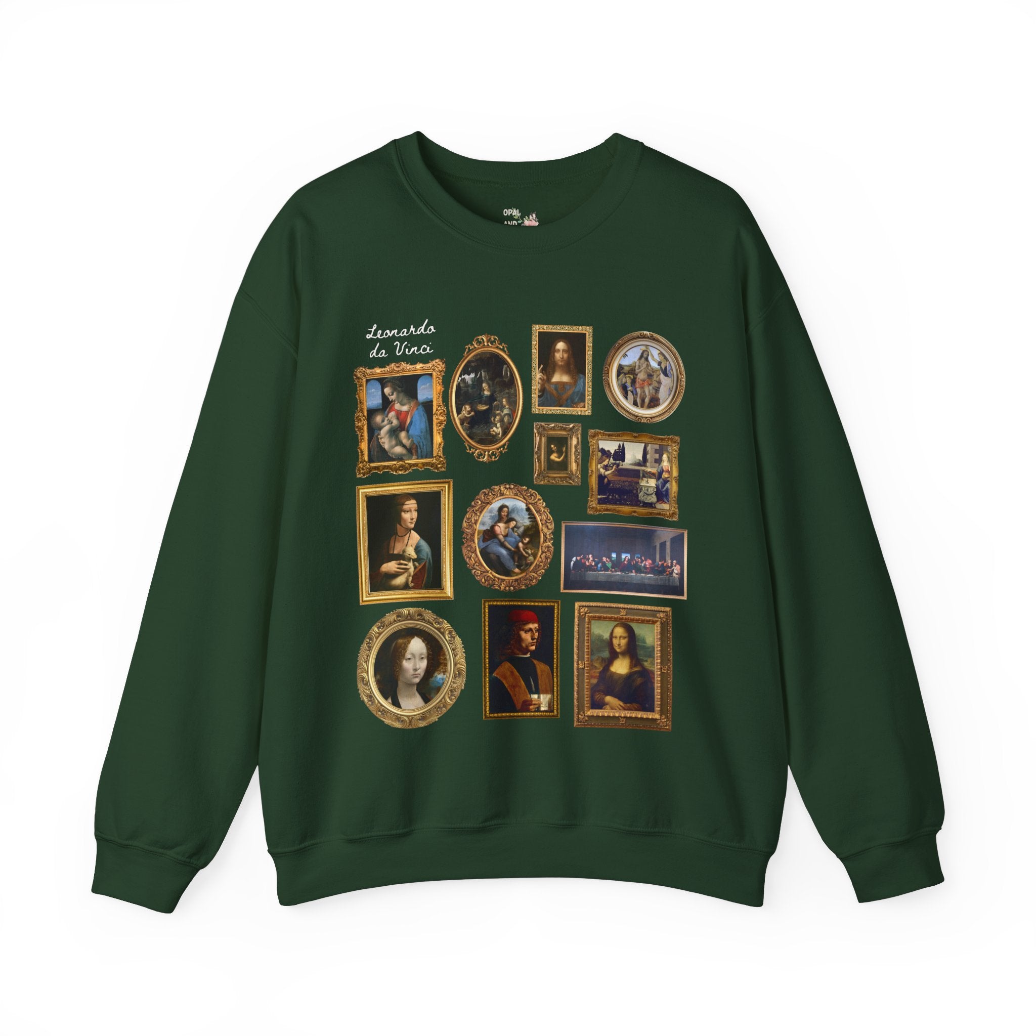 Lenoardo da Vinci Art History Sweatshirt - Opal and June