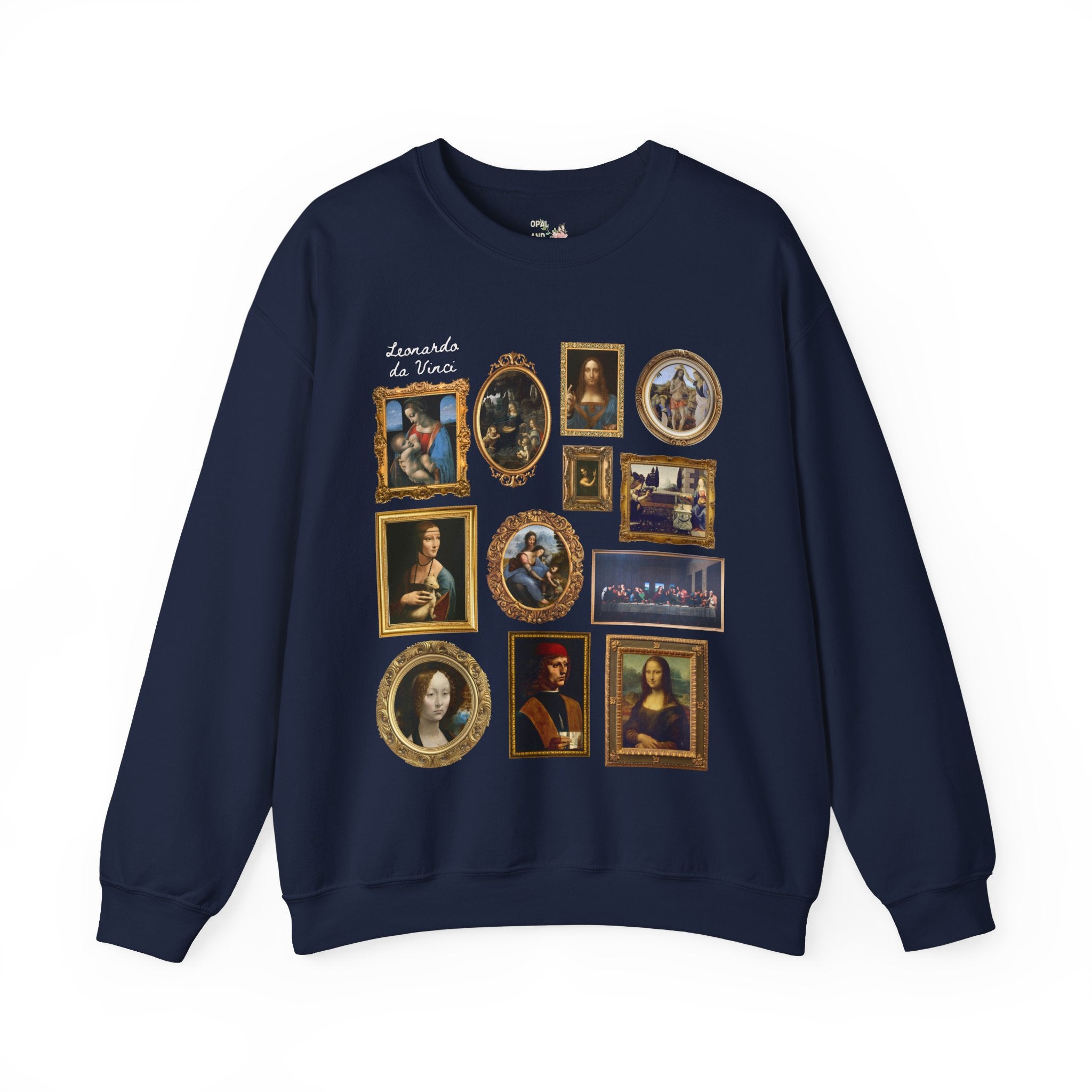 Lenoardo da Vinci Art History Sweatshirt - Opal and June