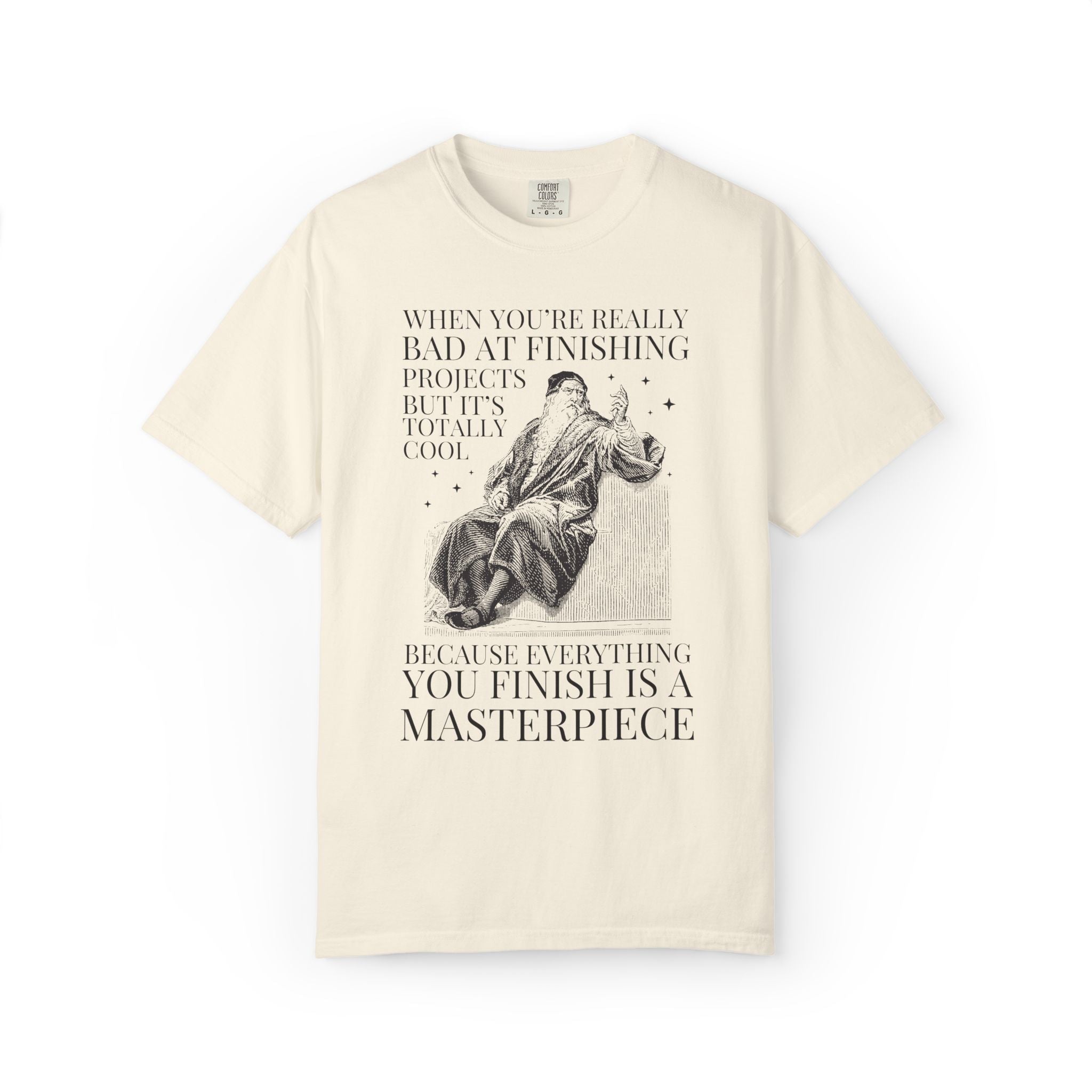 Leonardo da Vinci Art History Buff Gift for Historian or Friend with ADHD: Really Bad at Finishing Things, Silly Italian Renaissance History - Opal and June