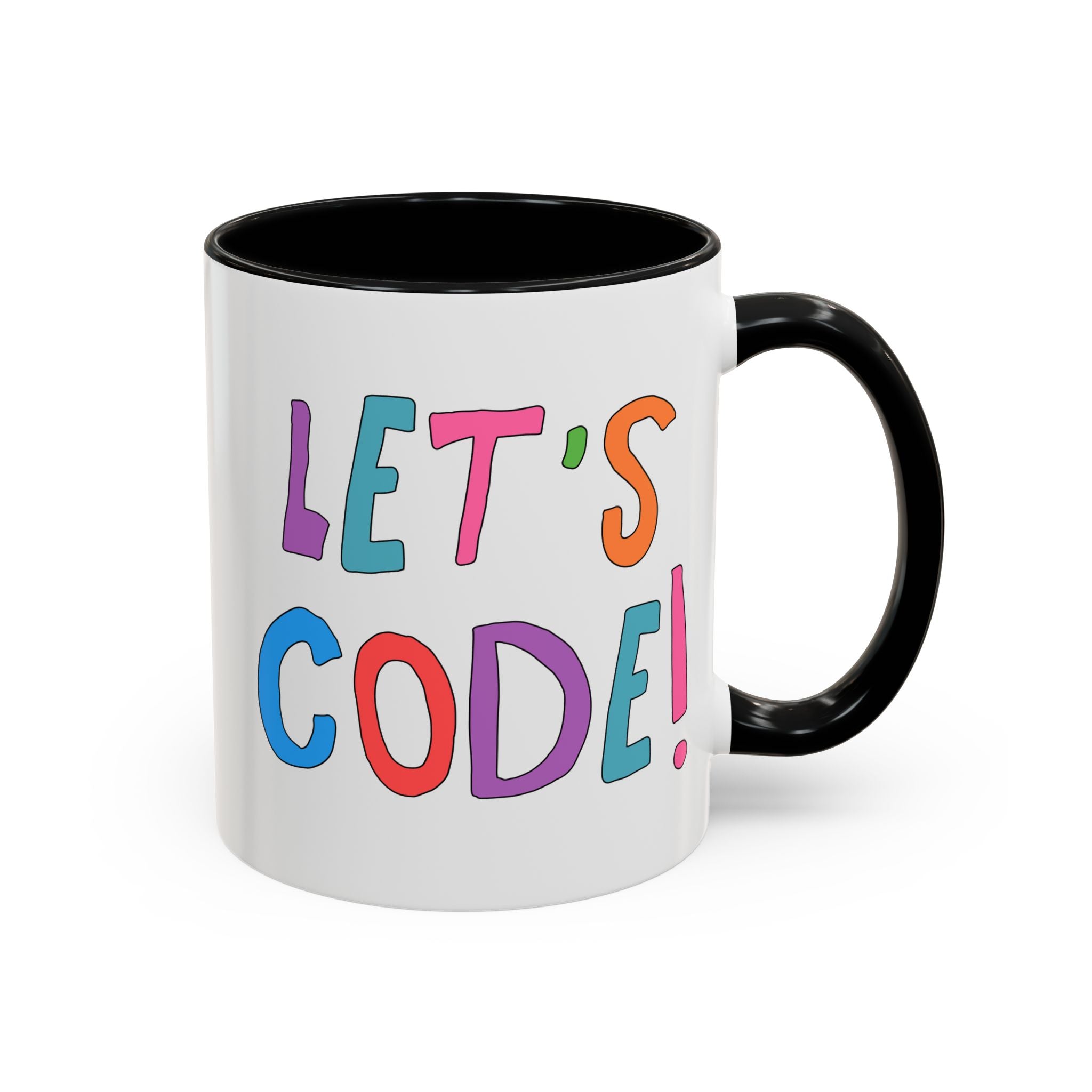 Let's Code! Computer Scientist Mug | Cute Women in STEM 11 Oz Coffee Mug, Funny Saying Gift for Programmer, Software Engineer Present - Opal and June