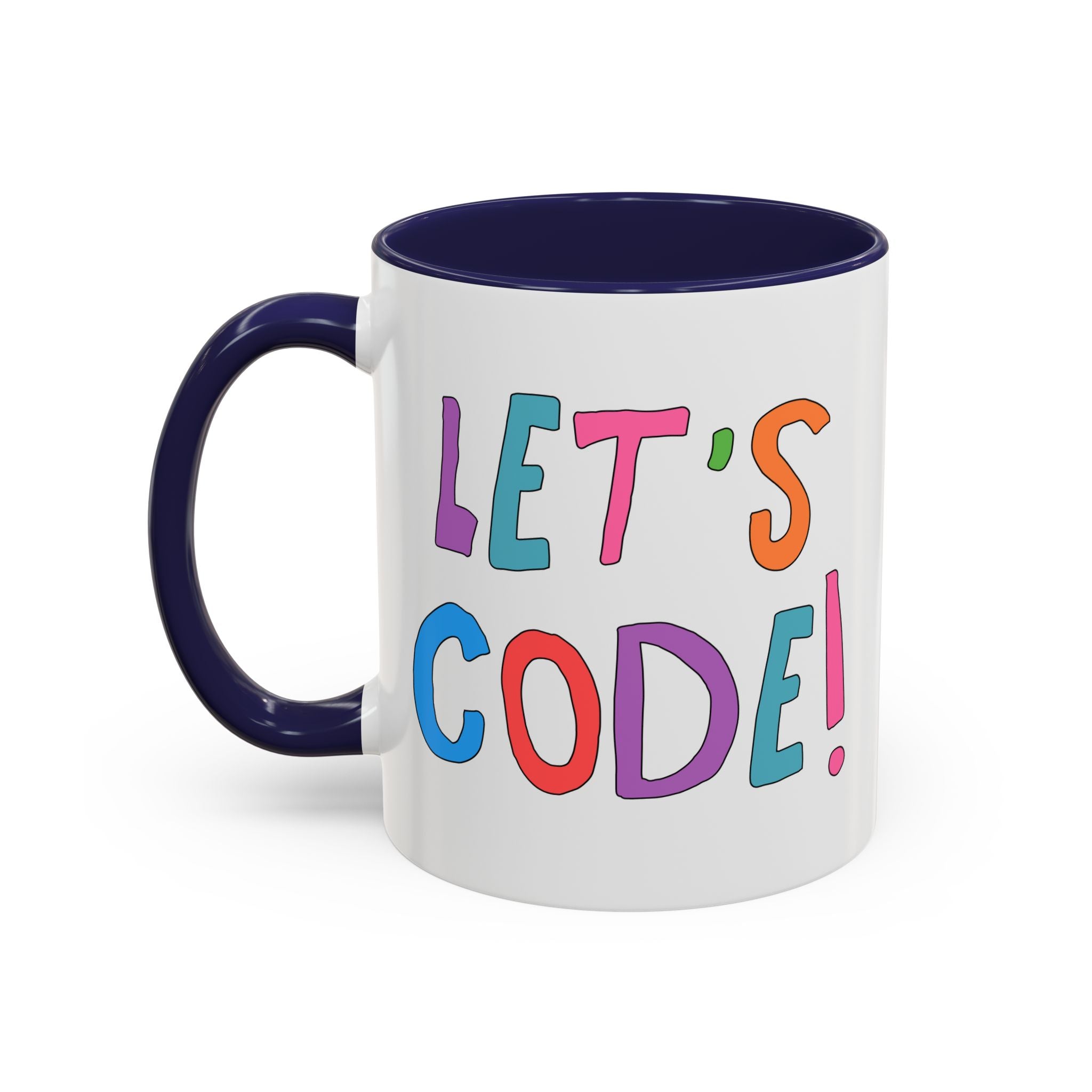 Let's Code! Computer Scientist Mug | Cute Women in STEM 11 Oz Coffee Mug, Funny Saying Gift for Programmer, Software Engineer Present - Opal and June