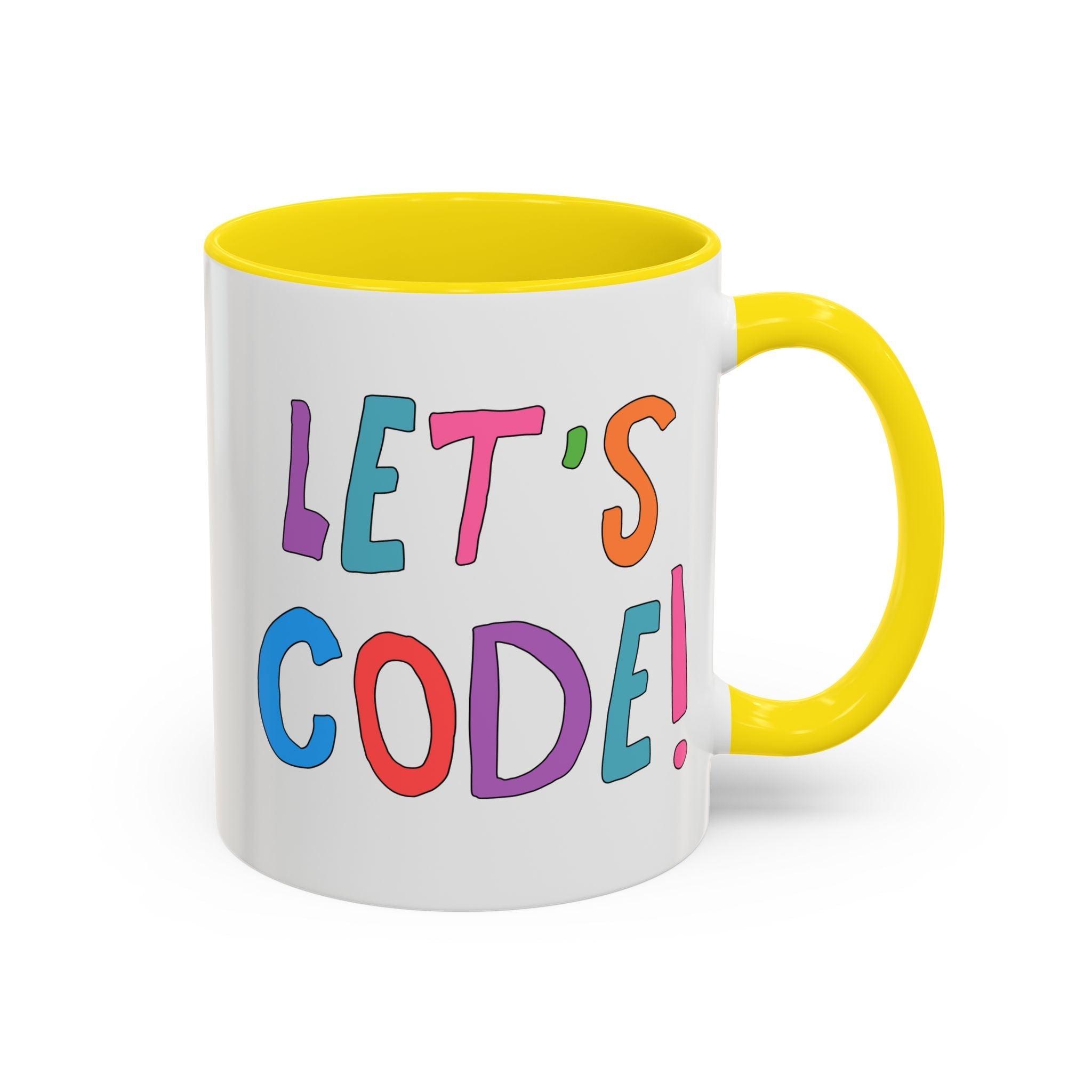 Let's Code! Computer Scientist Mug | Cute Women in STEM 11 Oz Coffee Mug, Funny Saying Gift for Programmer, Software Engineer Present - Opal and June
