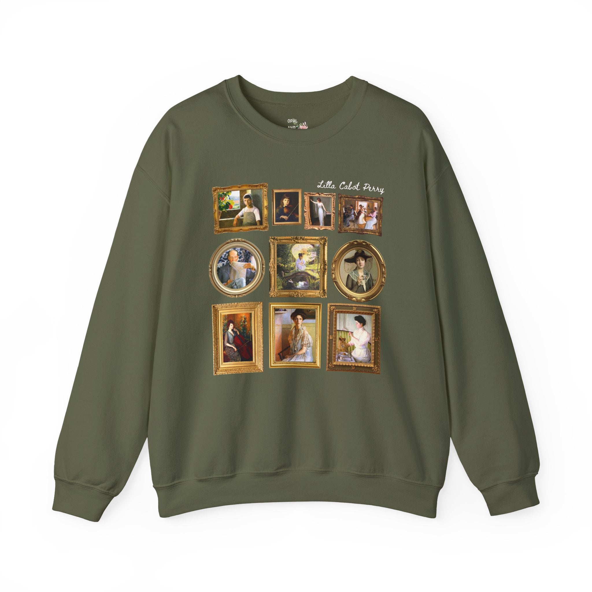 Lilla Cabot Perry: Women's Art History Sweatshirt, 19th Century Impressionist Art, American Female Artist, Womens History, Music Lover Gift - Opal and June