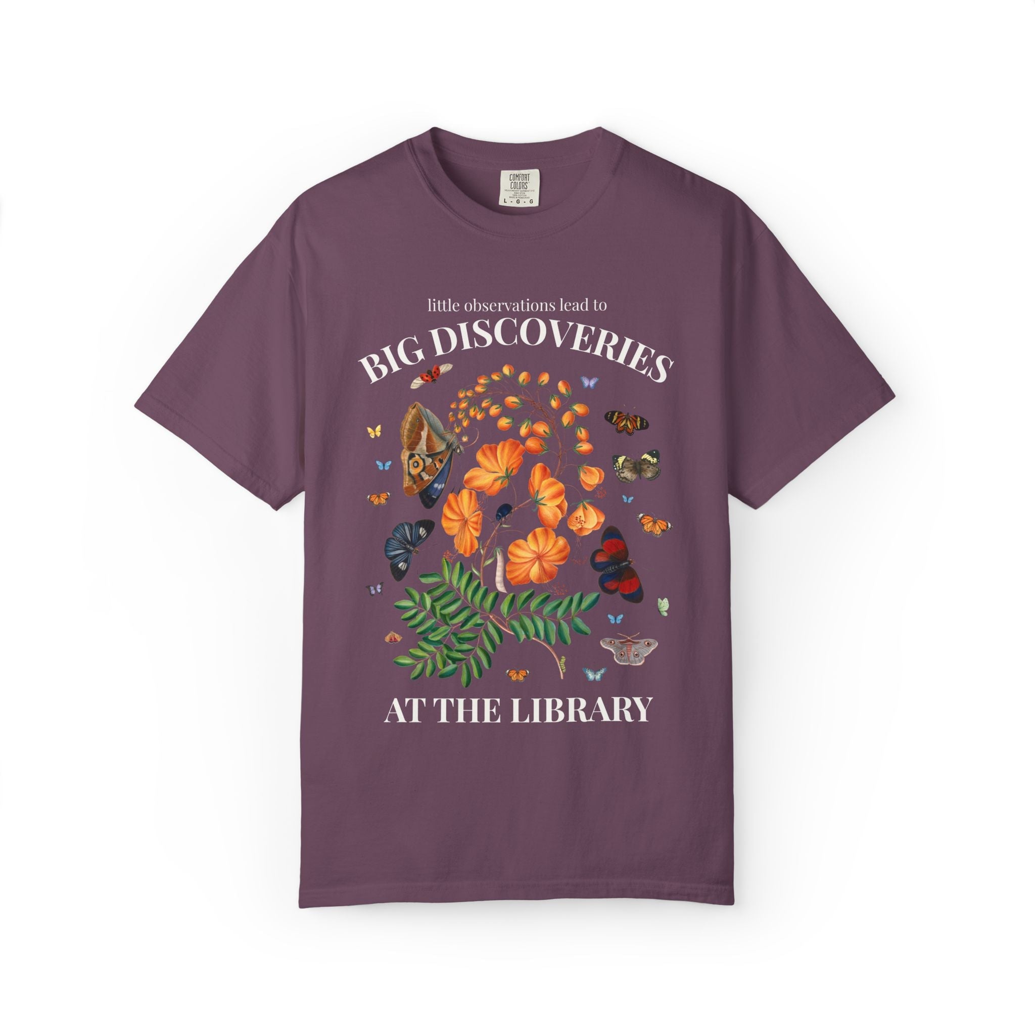 Little Observations Lead to Big Discoveries at the Library, Matching Teacher Team T-Shirt for Back to School - Opal and June