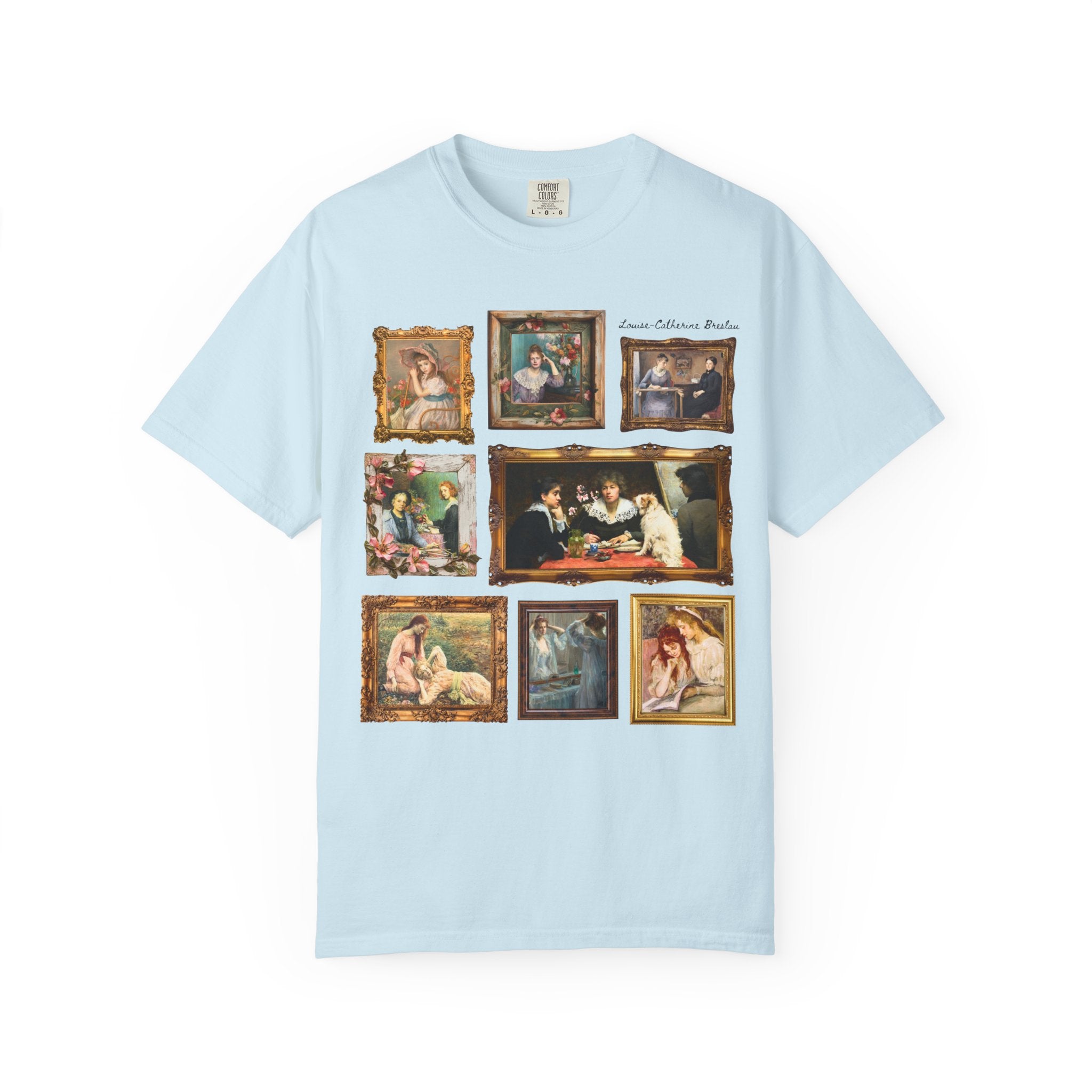 Louise Catherine Breslau Art History Tee Shirt, 19th Century Impressionist Famous Paintings, LGBTQ Early 1900s Painter, European Art History - Opal and June