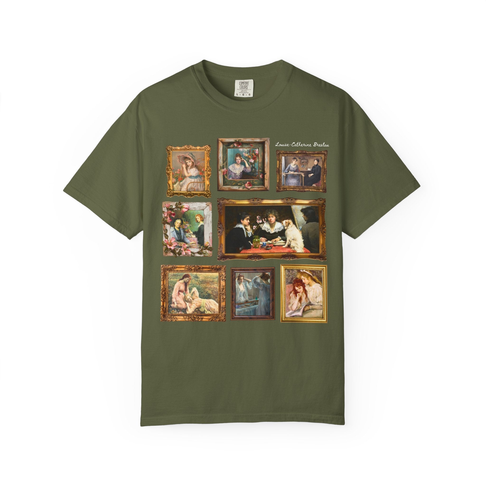 Louise Catherine Breslau Art History Tee Shirt, 19th Century Impressionist Famous Paintings, LGBTQ Early 1900s Painter, European Art History - Opal and June