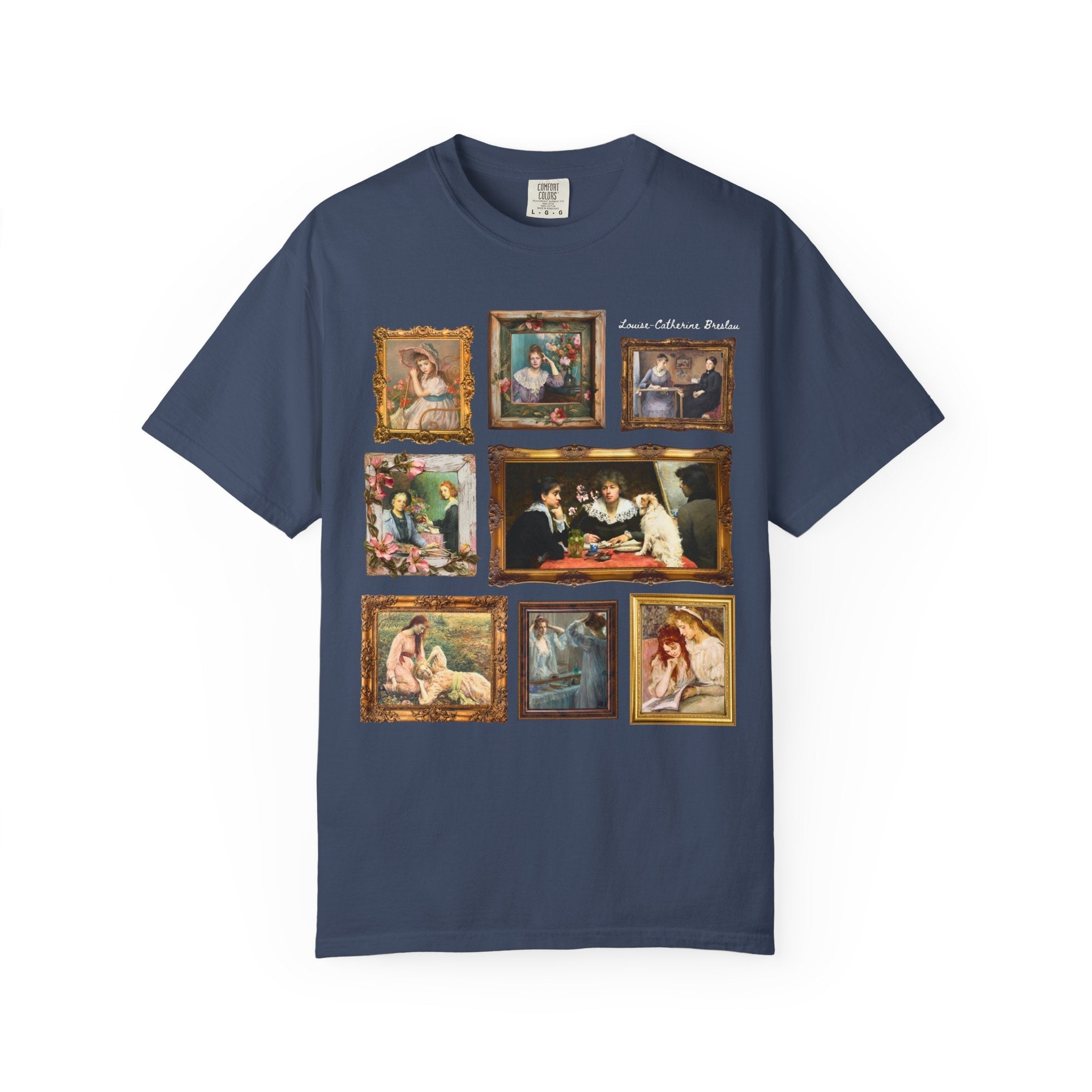 Louise Catherine Breslau Art History Tee Shirt, 19th Century Impressionist Famous Paintings, LGBTQ Early 1900s Painter, European Art History - Opal and June