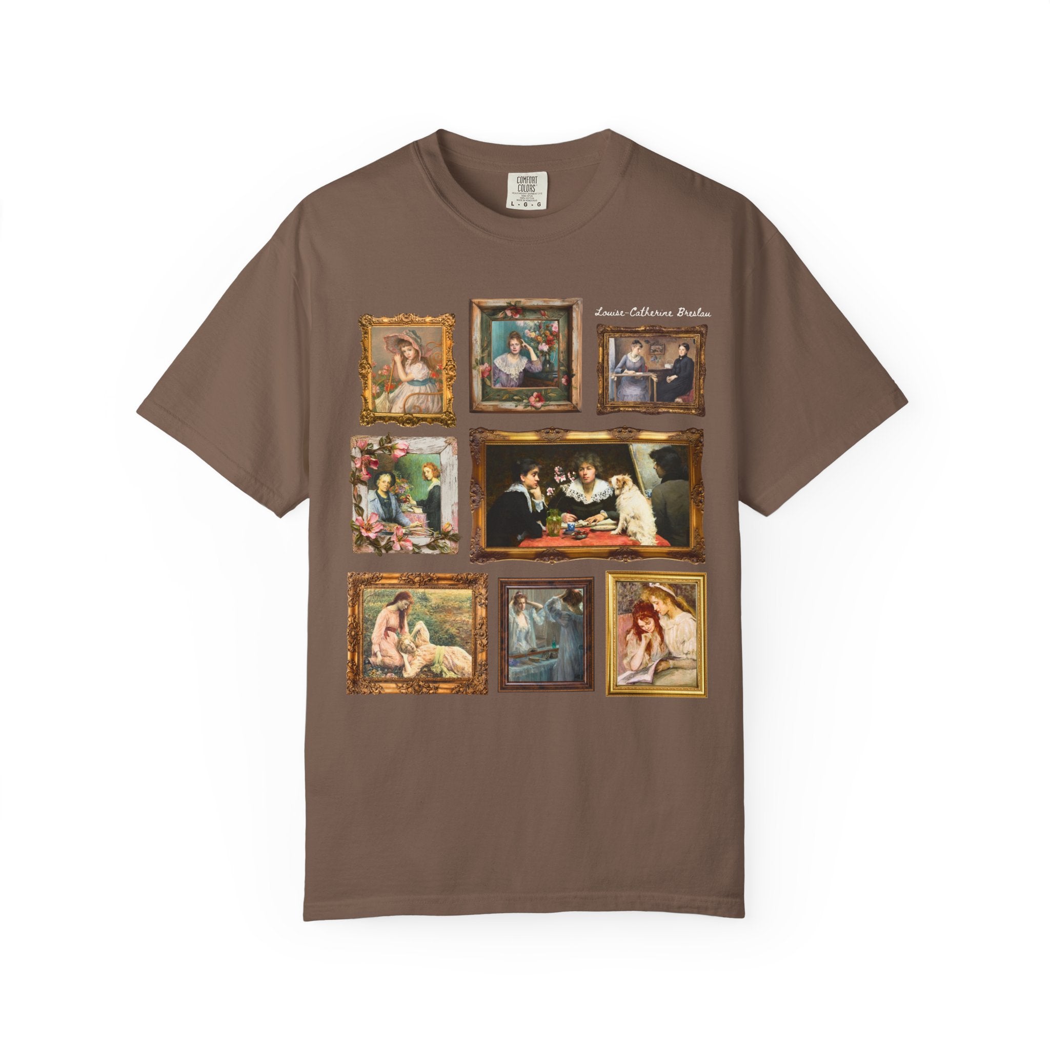 Louise Catherine Breslau Art History Tee Shirt, 19th Century Impressionist Famous Paintings, LGBTQ Early 1900s Painter, European Art History - Opal and June