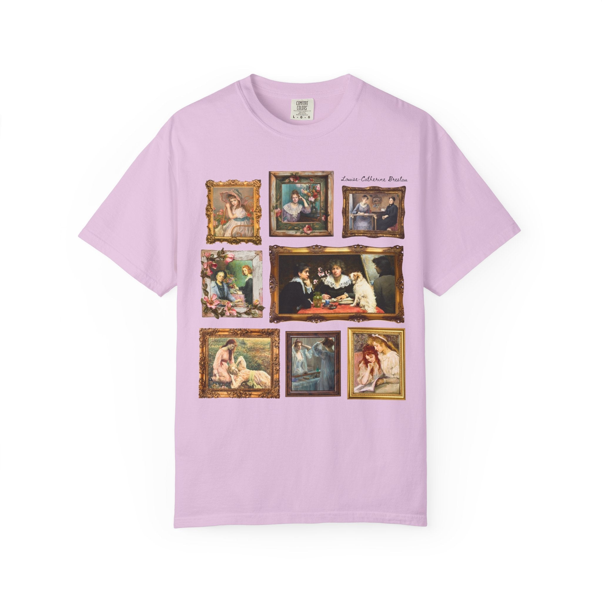 Louise Catherine Breslau Art History Tee Shirt, 19th Century Impressionist Famous Paintings, LGBTQ Early 1900s Painter, European Art History - Opal and June
