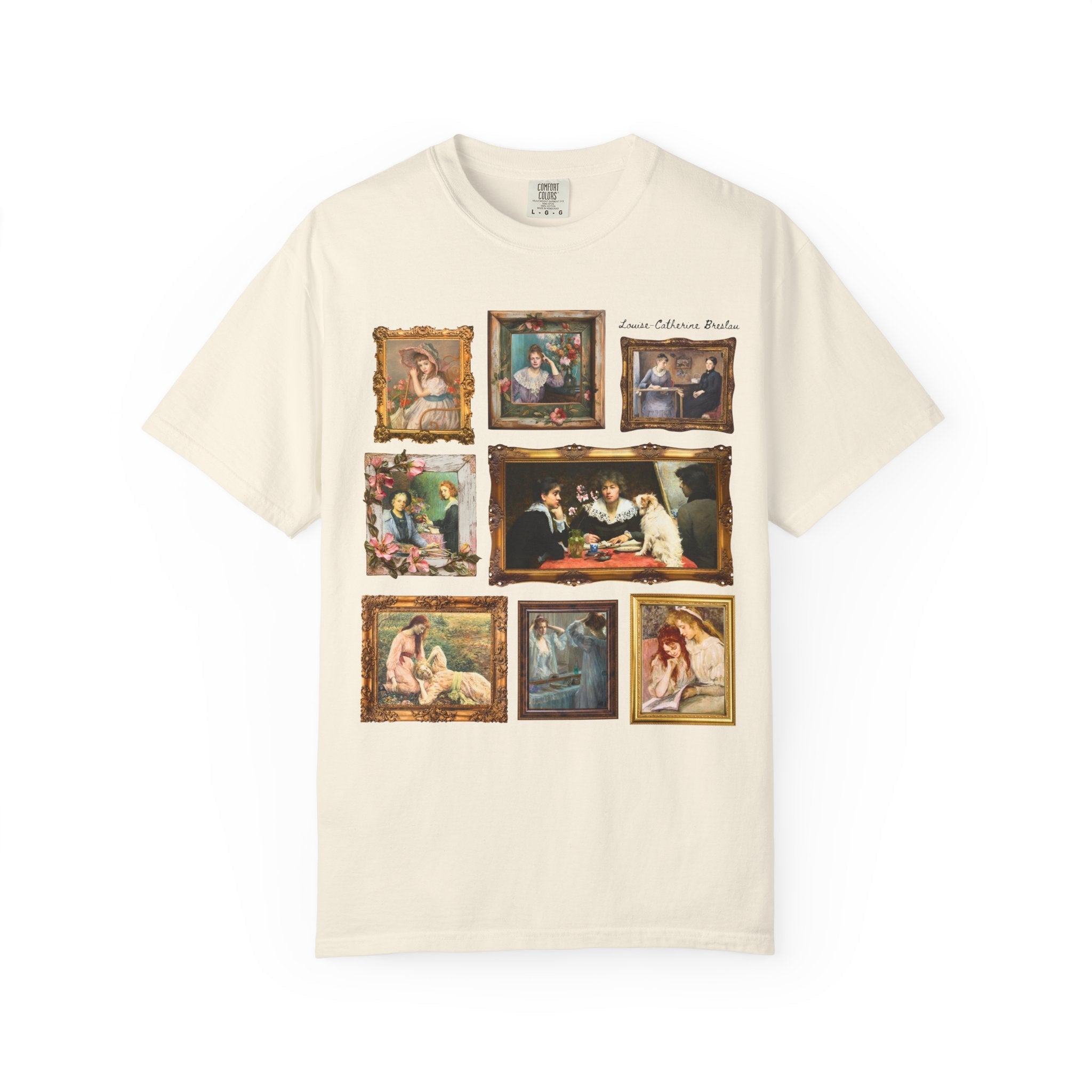 Louise Catherine Breslau Art History Tee Shirt, 19th Century Impressionist Famous Paintings, LGBTQ Early 1900s Painter, European Art History - Opal and June