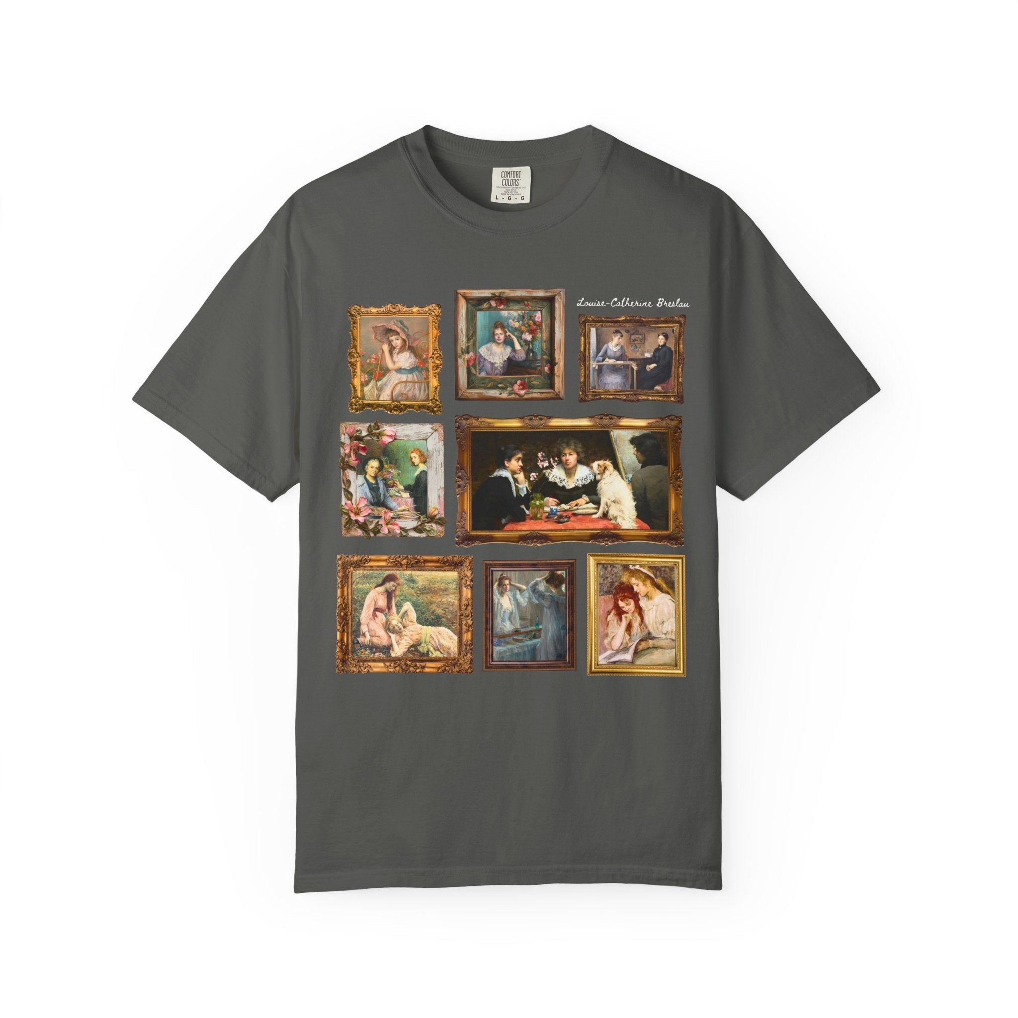 Louise Catherine Breslau Art History Tee Shirt, 19th Century Impressionist Famous Paintings, LGBTQ Early 1900s Painter, European Art History - Opal and June