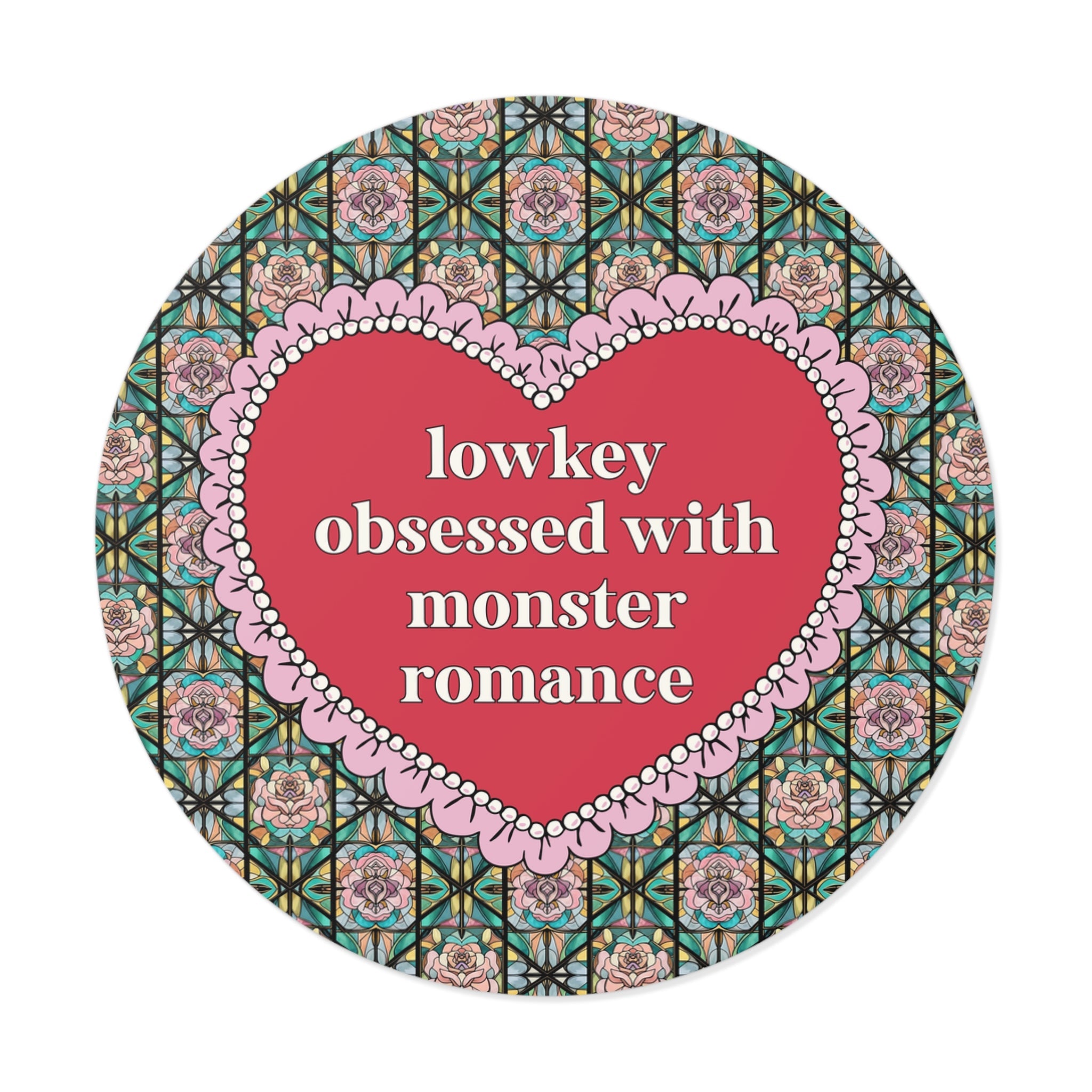 Lowkey Obsessed with Monster Romance Sticker - Opal and June