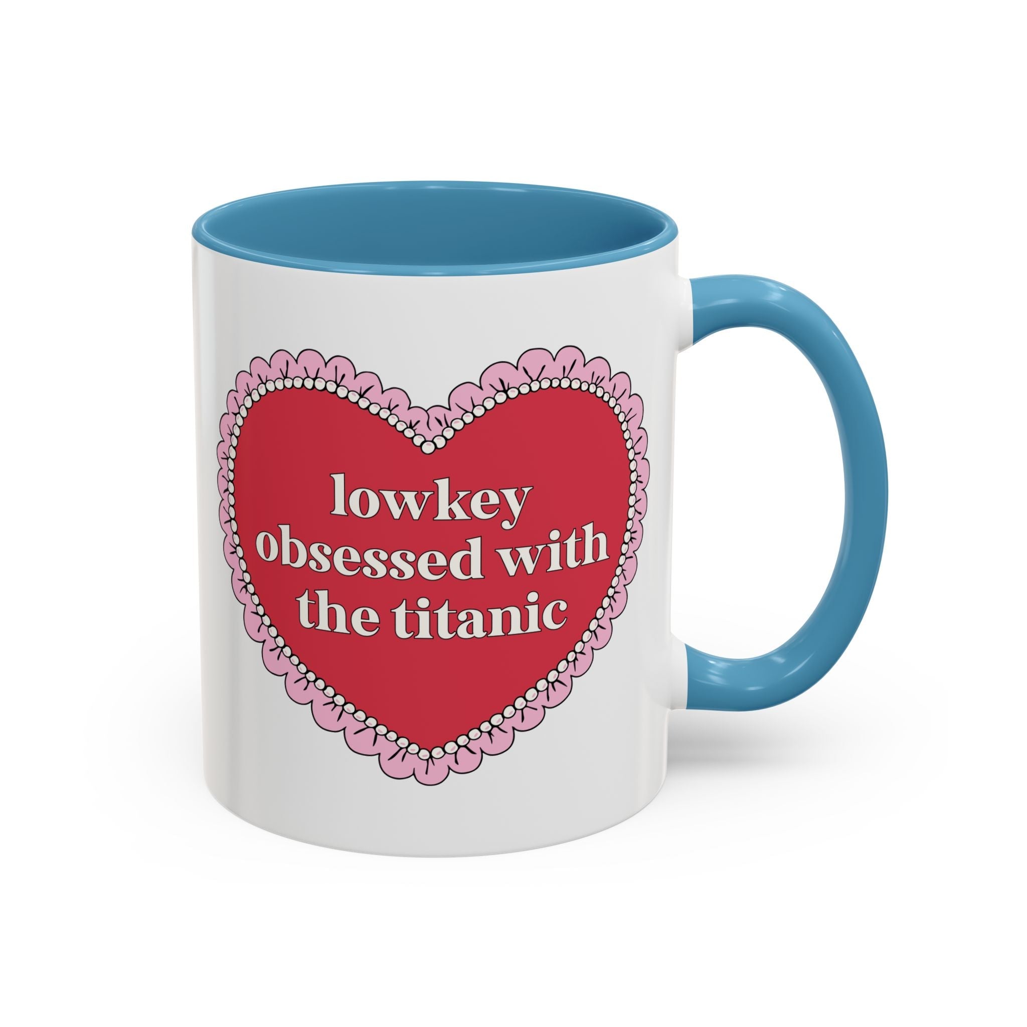 Lowkey Obsessed with the Titanic Coffee Mug: Funny Maritime History Gift for History Buff, American and European Early 1900s History - Opal and June