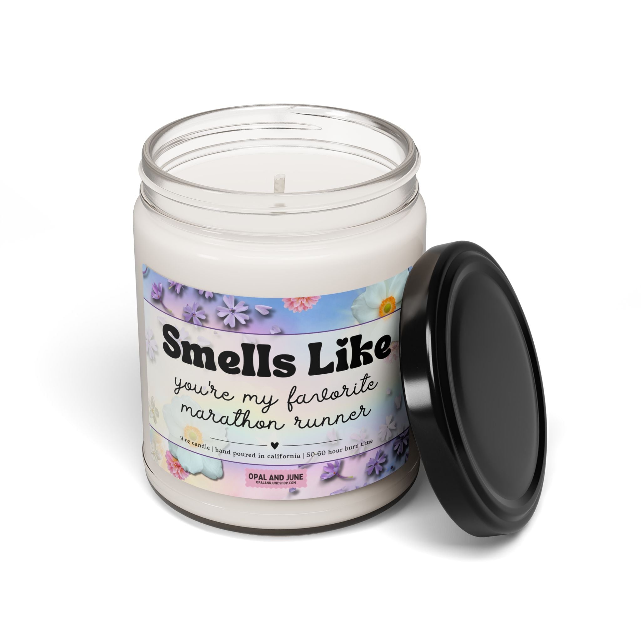 Marathon Runner Gift: Smells Like You're My Favorite Marathon Runner | Gift for Friend or Sibling Who Ran A Marathon, Marathon Girl Gift - Opal and June