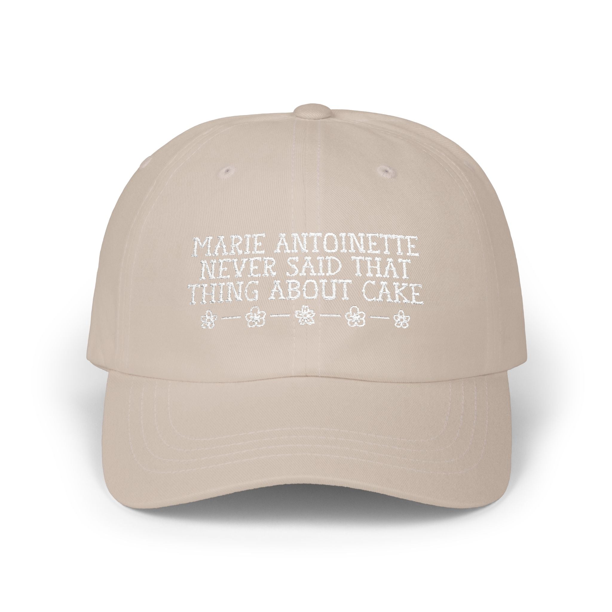 Marie Antoinette Women's History Present, Embroidered Hat for History Buff, French Royal History, 18th Century History Lover Birthday Gift - Opal and June