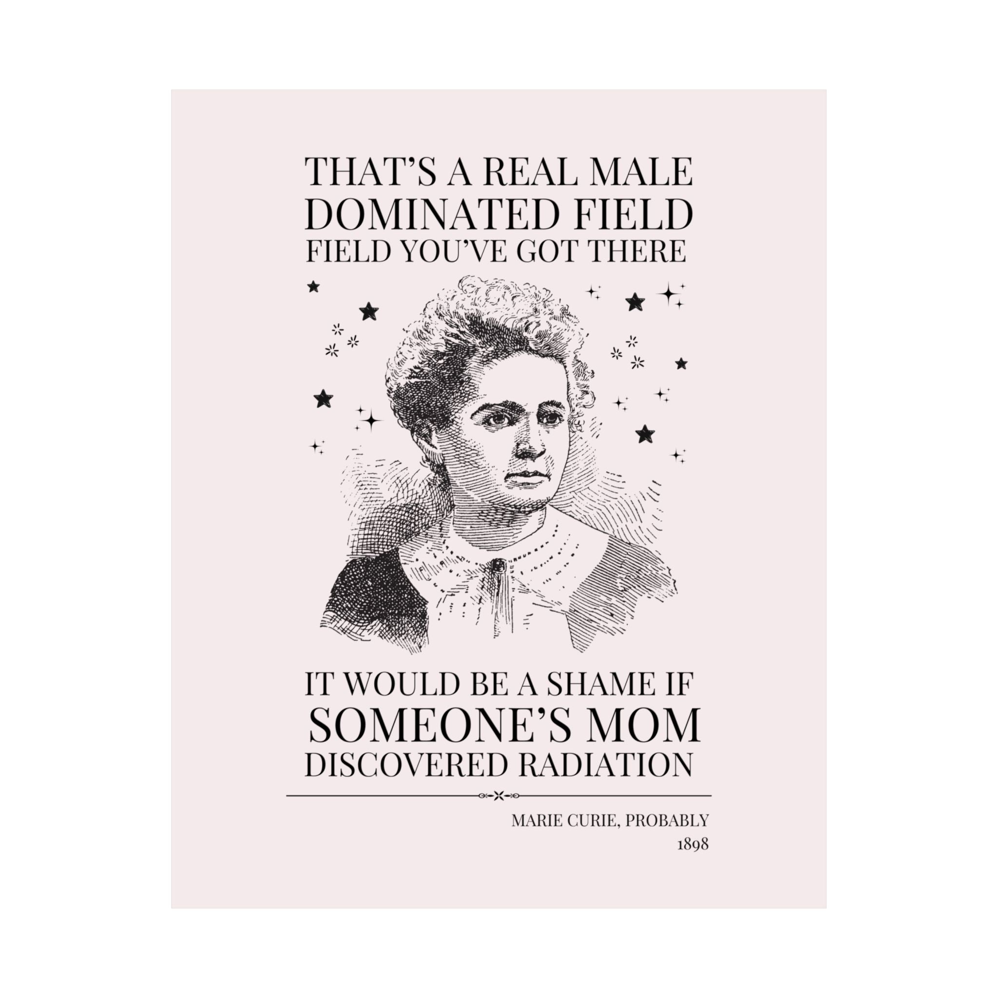 Marie Curie Science Teacher Poster Print - Opal and June