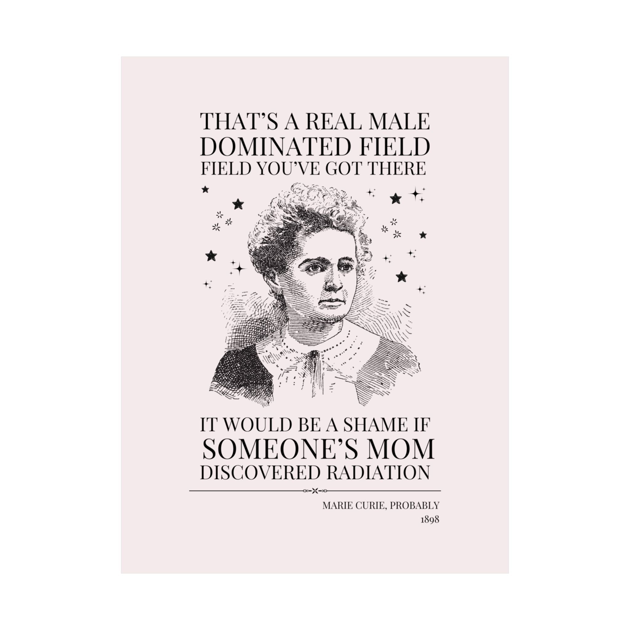 Marie Curie Science Teacher Poster Print - Opal and June