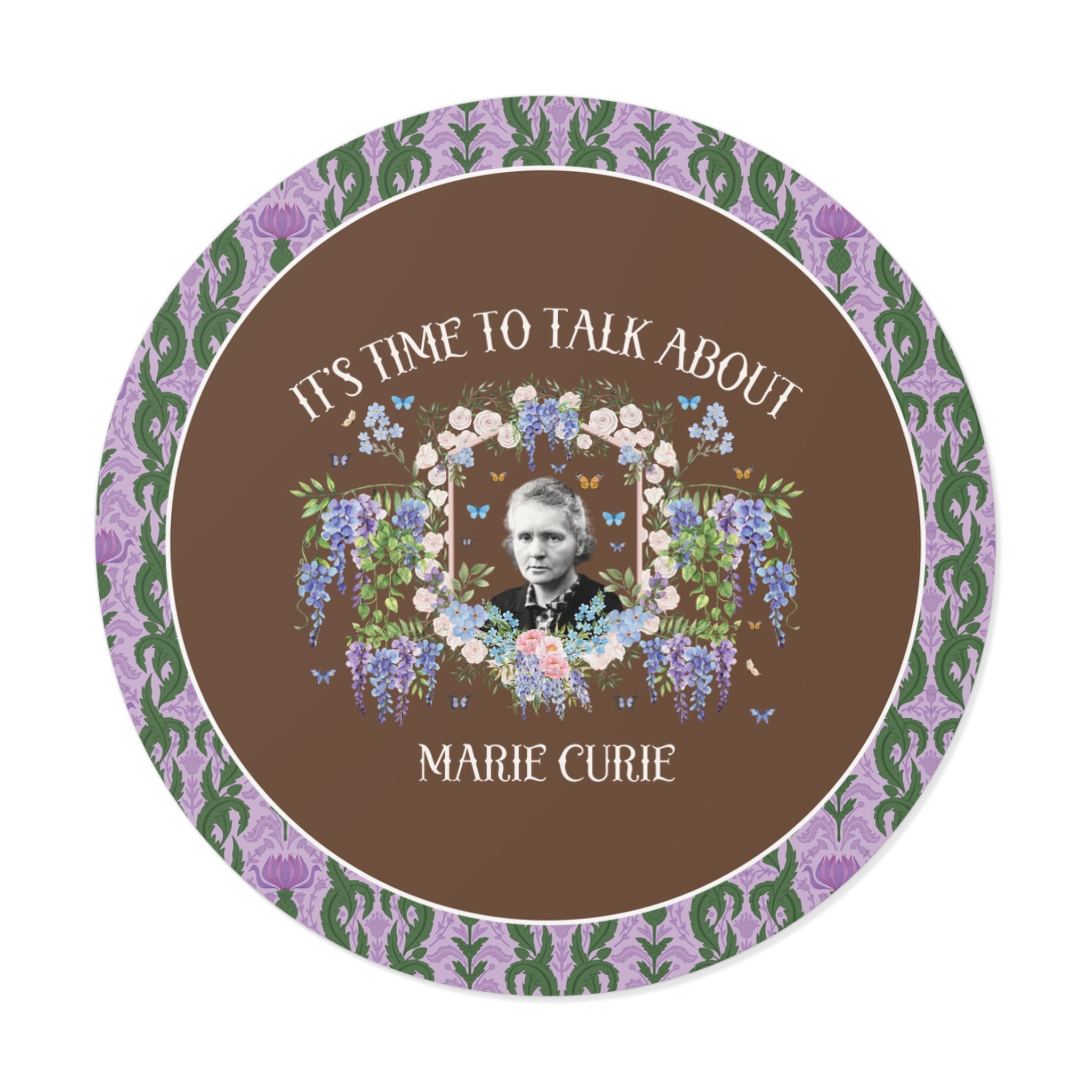 Marie Curie Science Teacher Sticker: Women's History Month Tee Shirt, Physical Science, Chemistry Major Sticker, Women in STEM World History - Opal and June