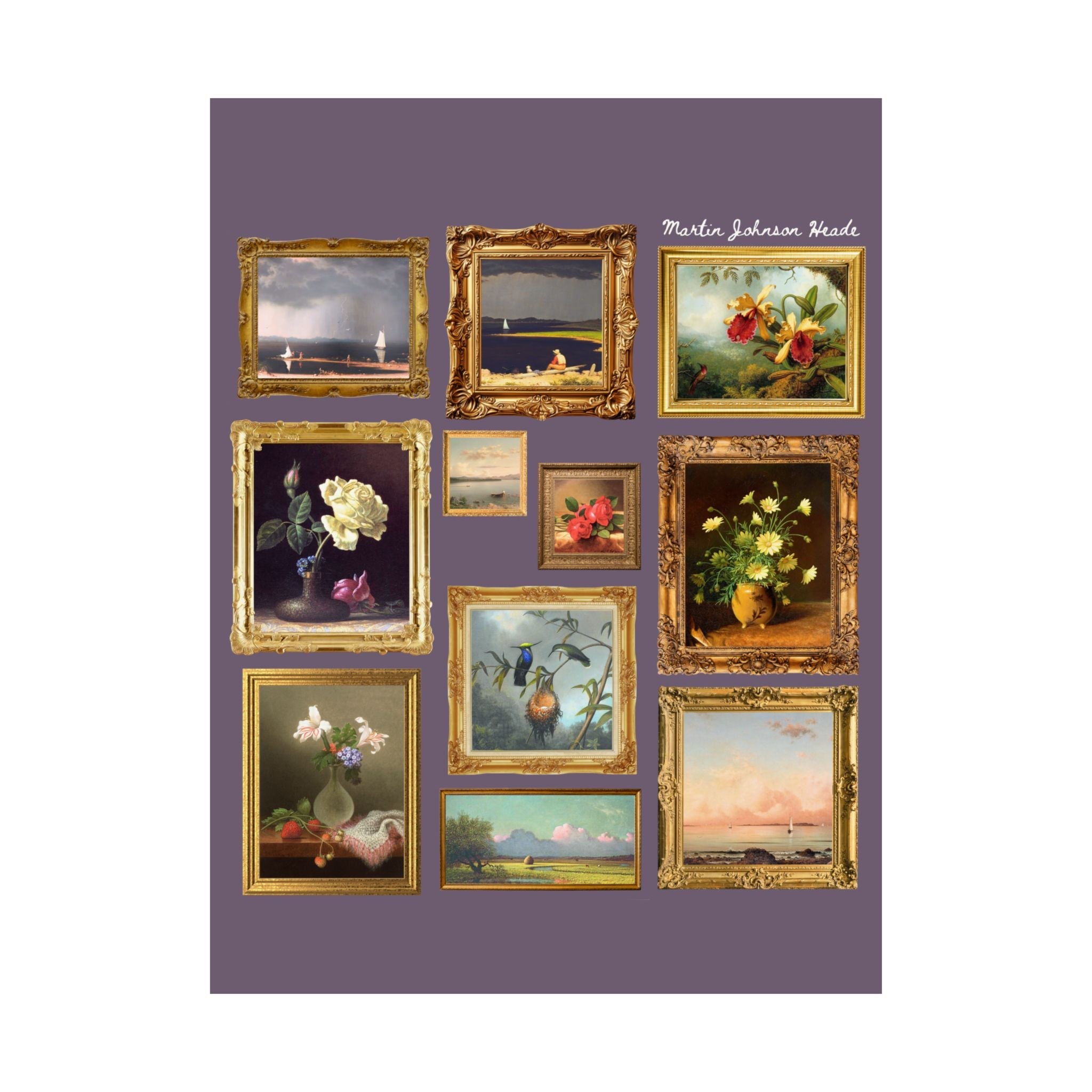 Martin Johnson Heade Print - Opal and June