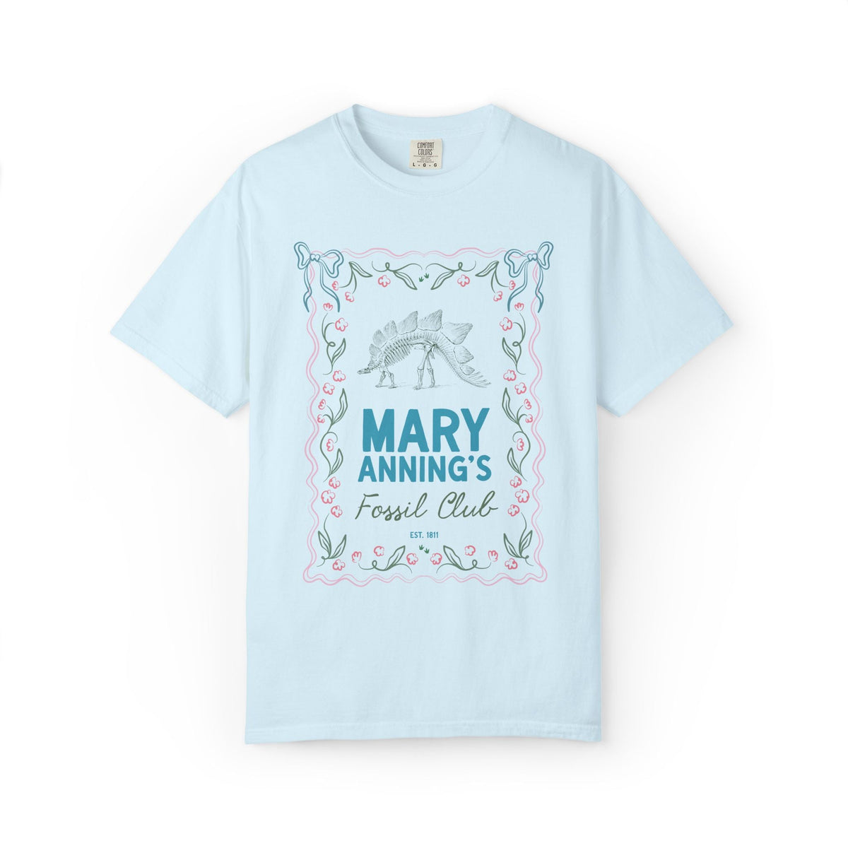 Mary Anning's Fossil Club Tee Shirt - Opal and June