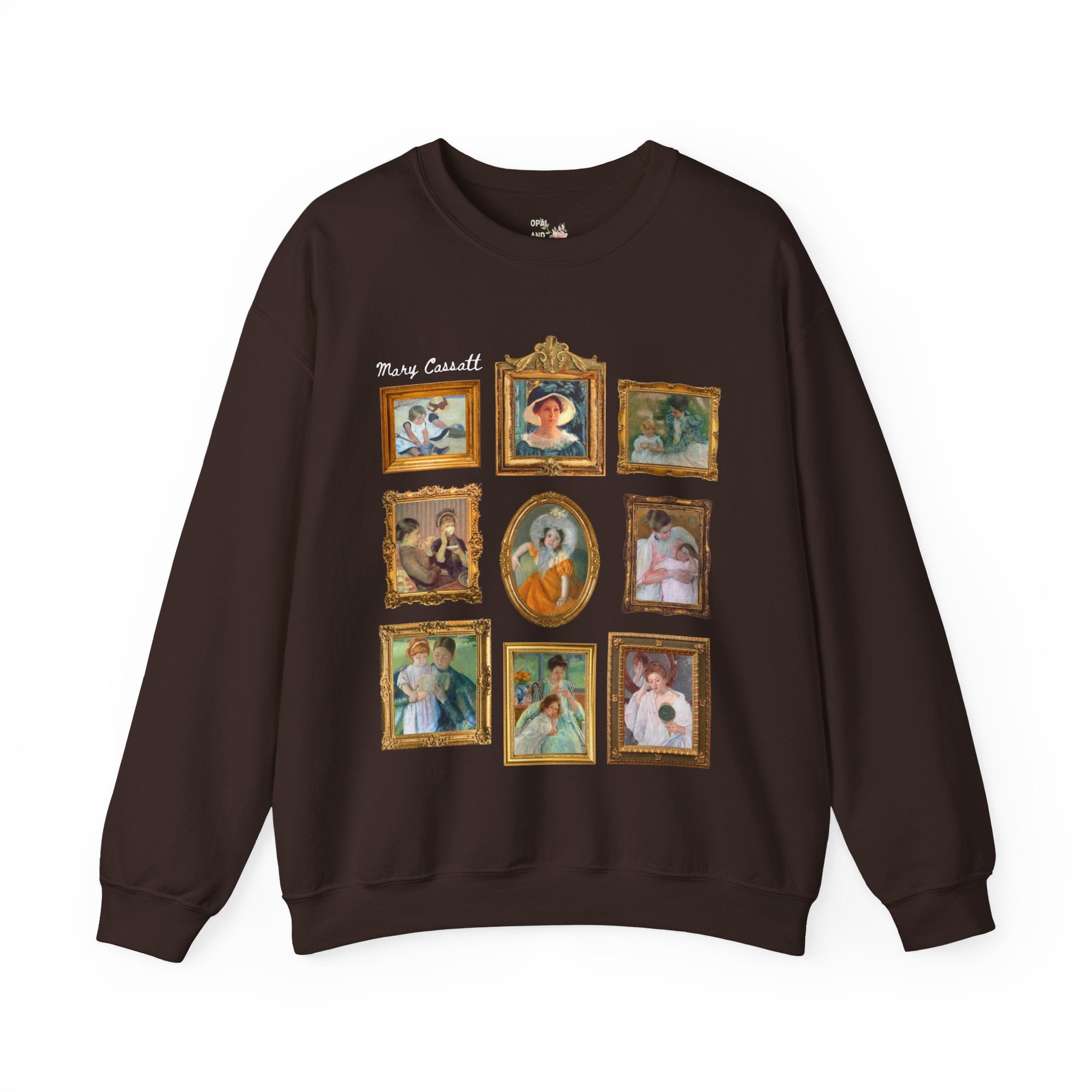 Mary Cassatt Famous Paintings of Women Sweatshirt: 19th Century Impressionist American and French Artist, Mother's Day Gift, Humanites Major - Opal and June