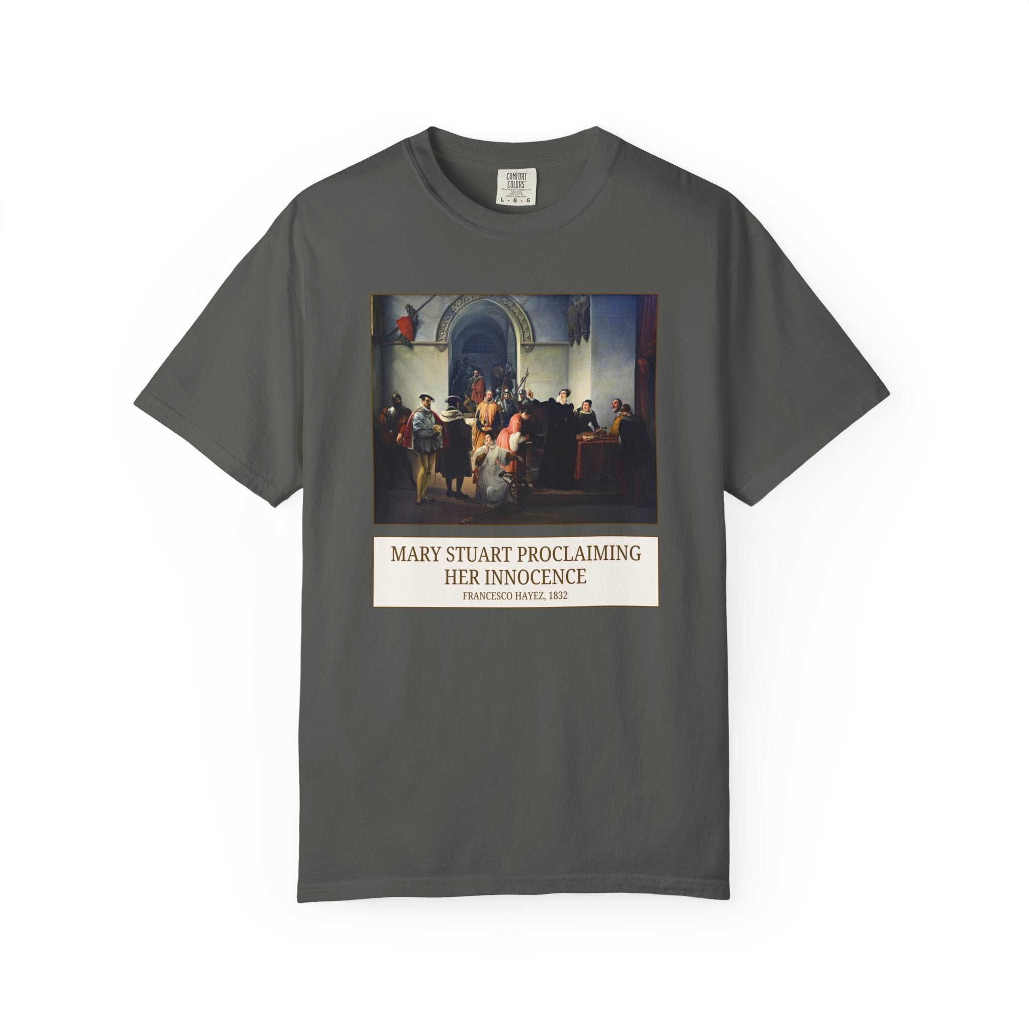 Mary Queen of Scots Art History Tee Shirt, European History Professor, Famous Painting by Francesco Hayez, Famous Queens, History Buff Gift - Opal and June