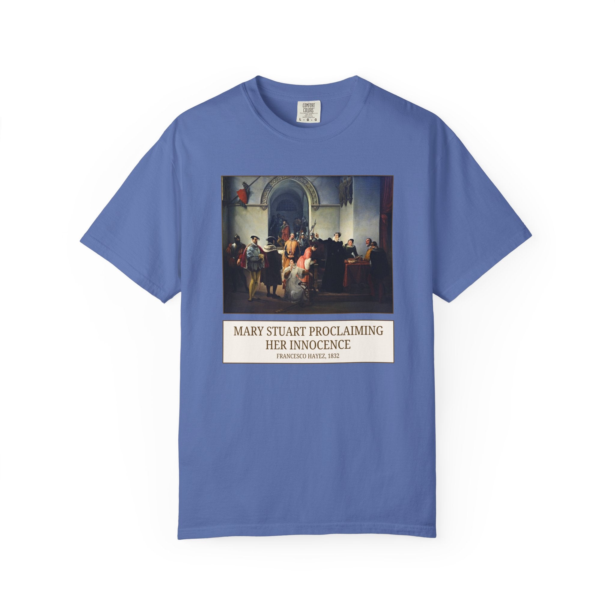 Mary Queen of Scots Art History Tee Shirt, European History Professor, Famous Painting by Francesco Hayez, Famous Queens, History Buff Gift - Opal and June