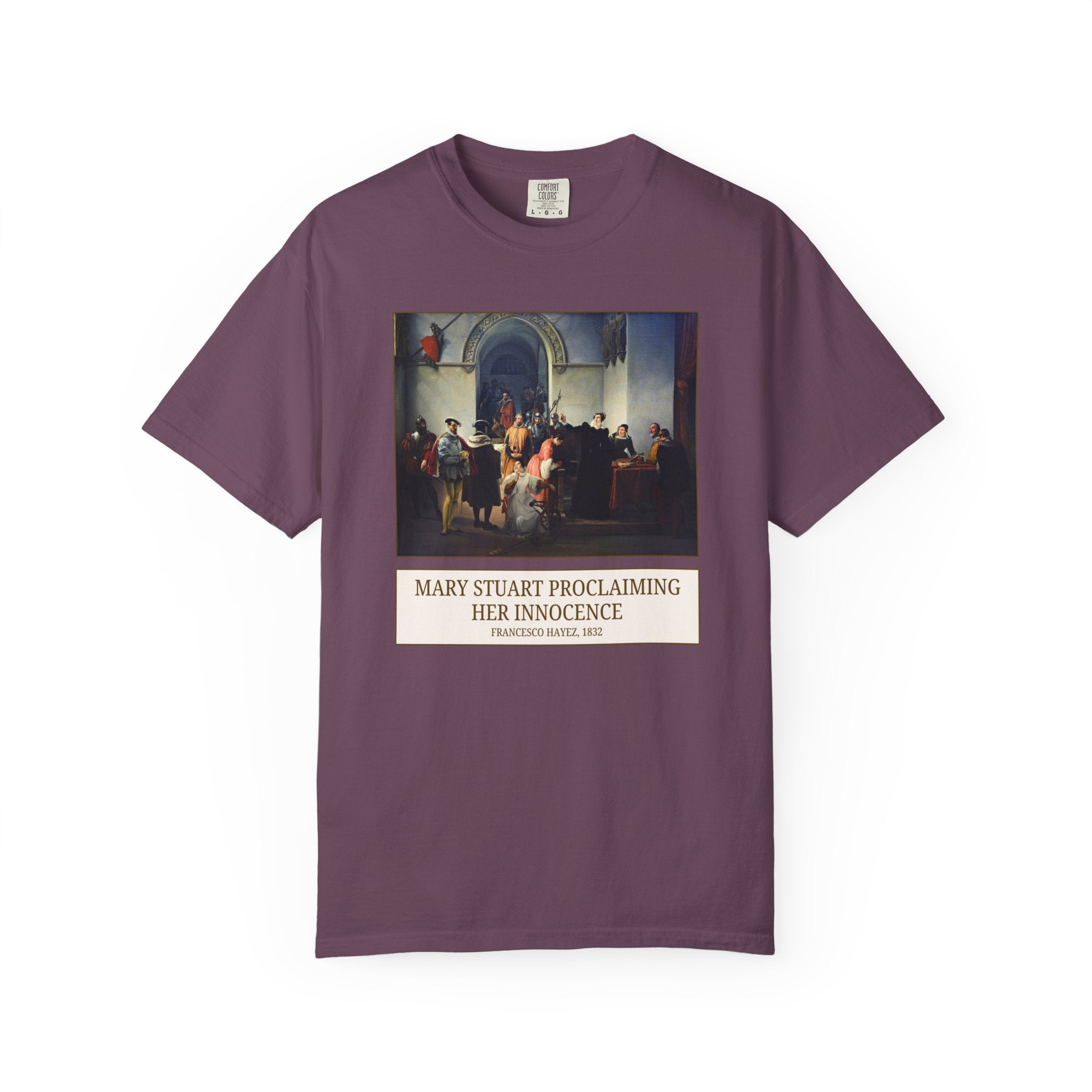 Mary Queen of Scots Art History Tee Shirt, European History Professor, Famous Painting by Francesco Hayez, Famous Queens, History Buff Gift - Opal and June