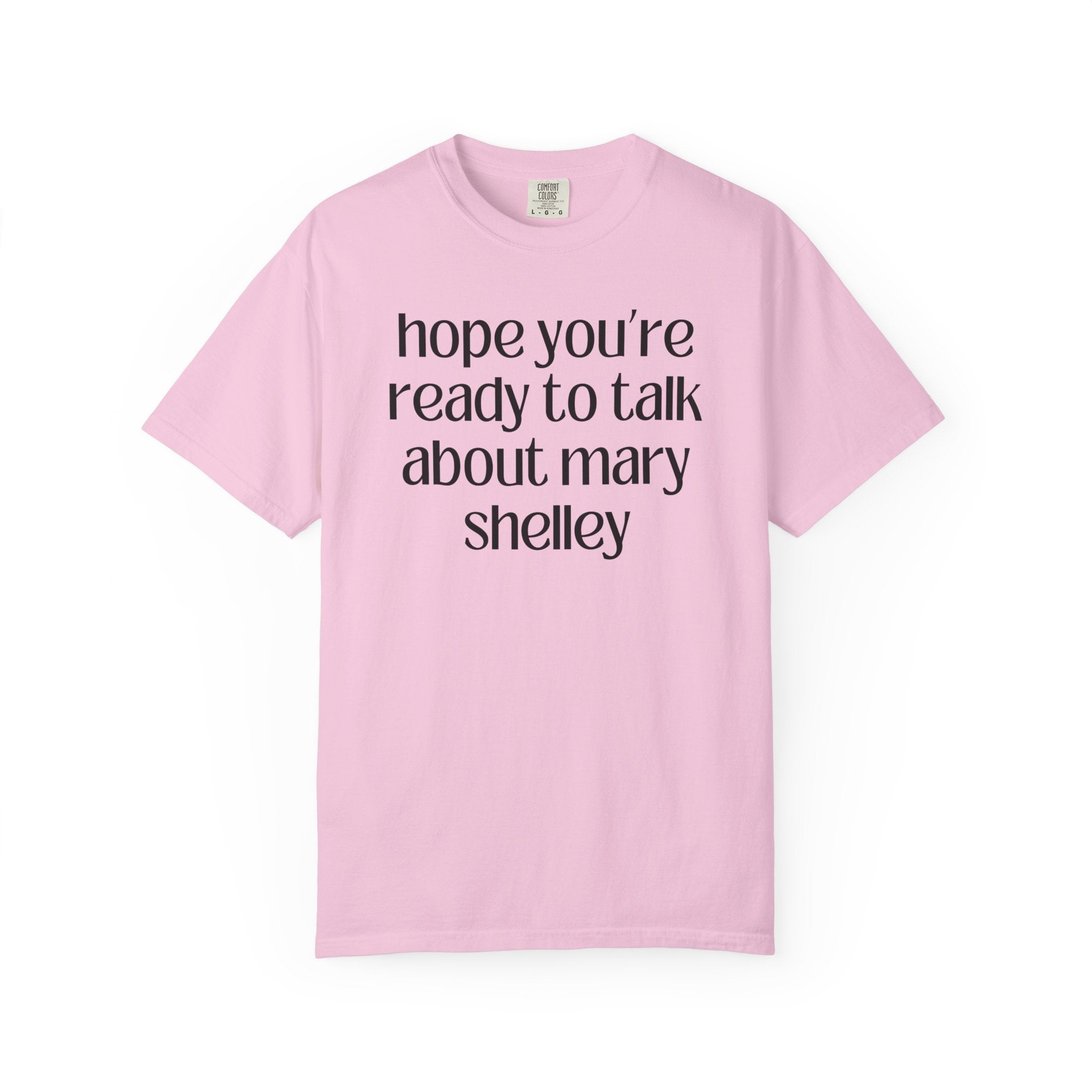 Mary Shelley Gothic Literature Tee Shirt for Friend Who Loves Spooky Classic Books, Literature Major T-Shirt for Halloween, Book Lover Gift - Opal and June