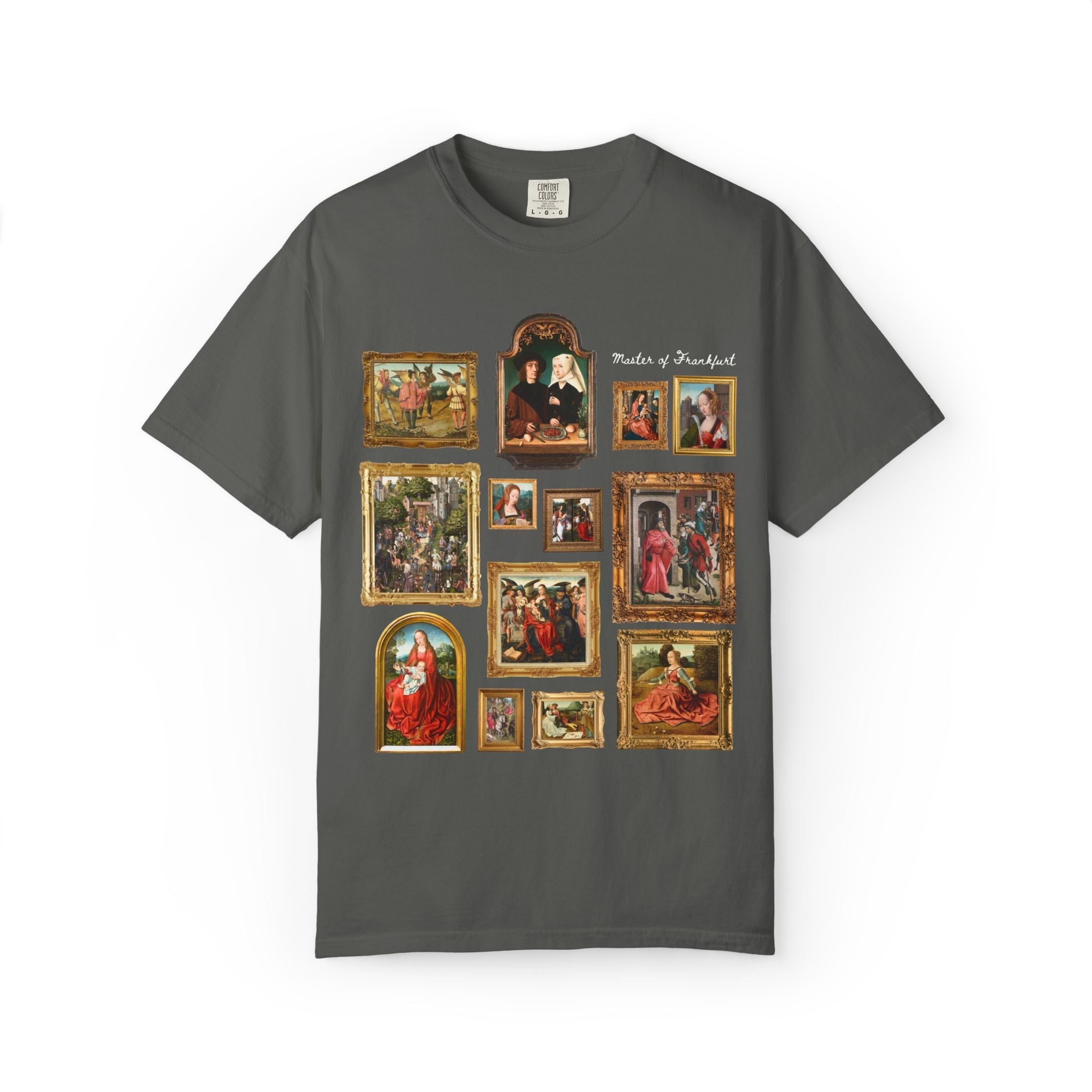 Master of Frankfurt Flemish Renaissance Art History T-Shirt: Famous Paintings, 15th Century Art Historian Tee, Humanities Major or Professor - Opal and June