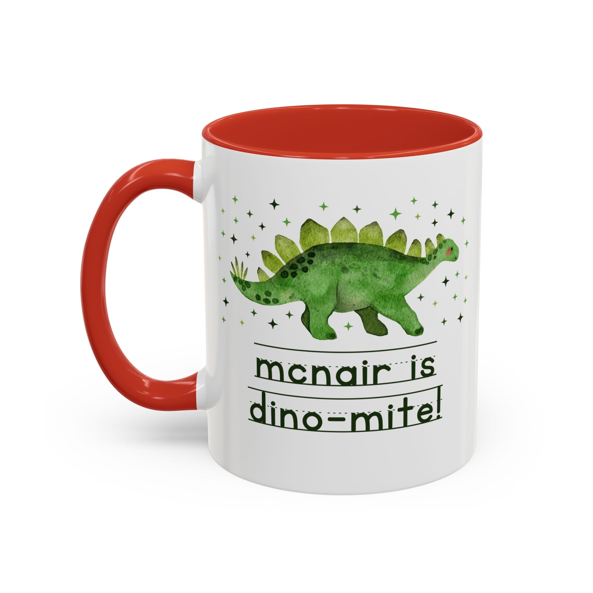 McNair Middle School 11 Oz Coffee Mug: McNair is Dino - Mite! - Opal and June