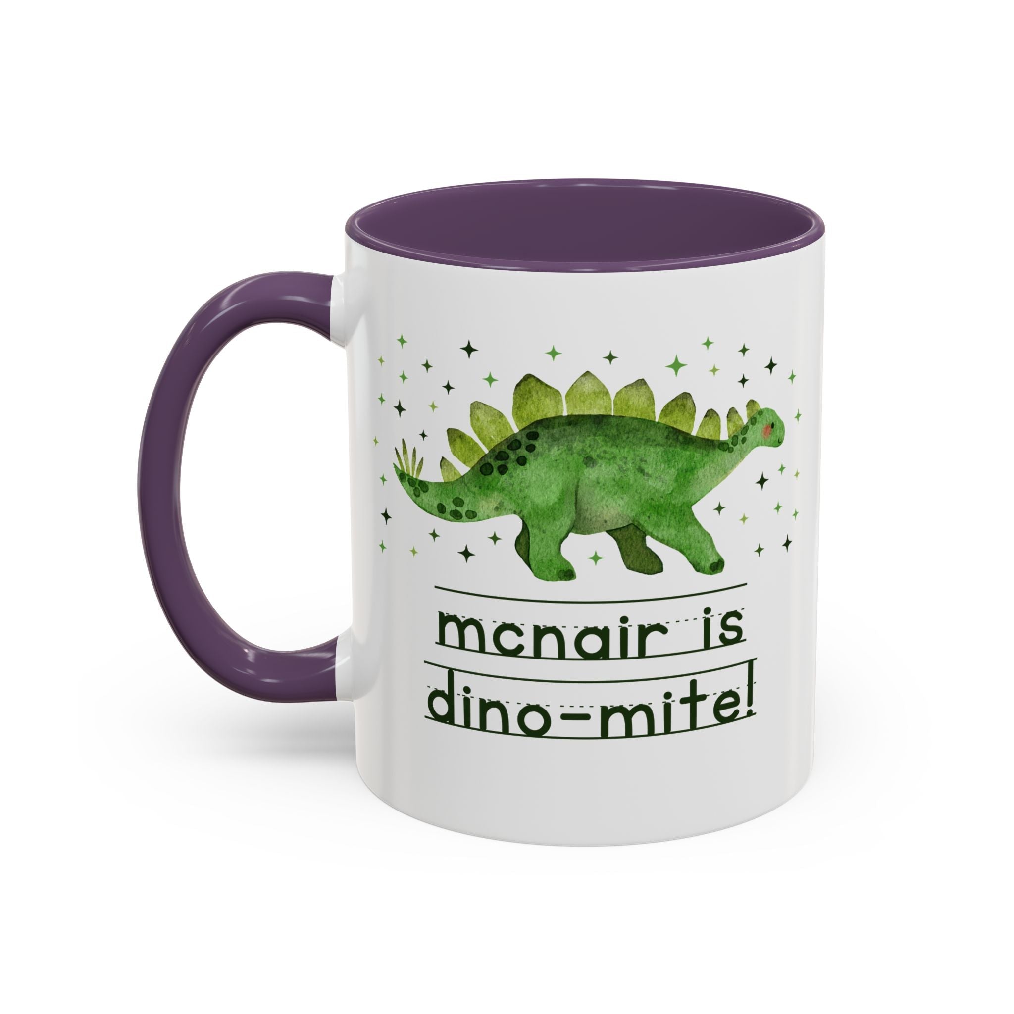 McNair Middle School 11 Oz Coffee Mug: McNair is Dino - Mite! - Opal and June