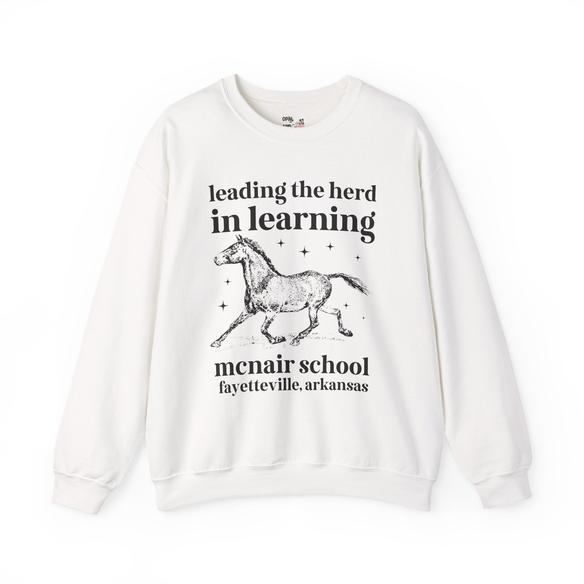 McNair Middle School Leading the Herd Sweatshirt | FPS + Opal and June Sweatshirt, Fayetteville Public Schools - Opal and June