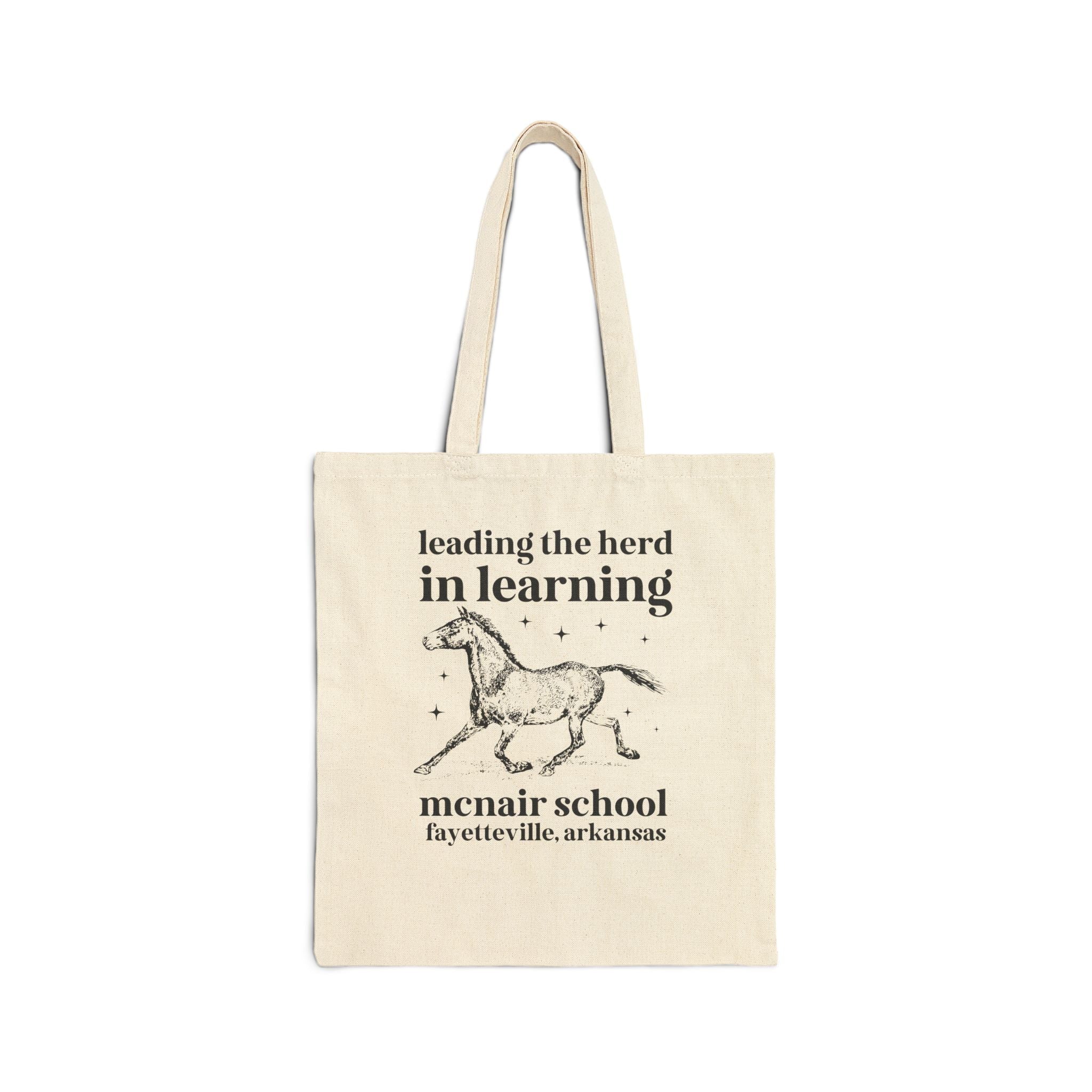 McNair Middle School Leading the Herd Tote Bag | FPS + Opal and June Tote Bag, Fayetteville Public Schools - Opal and June