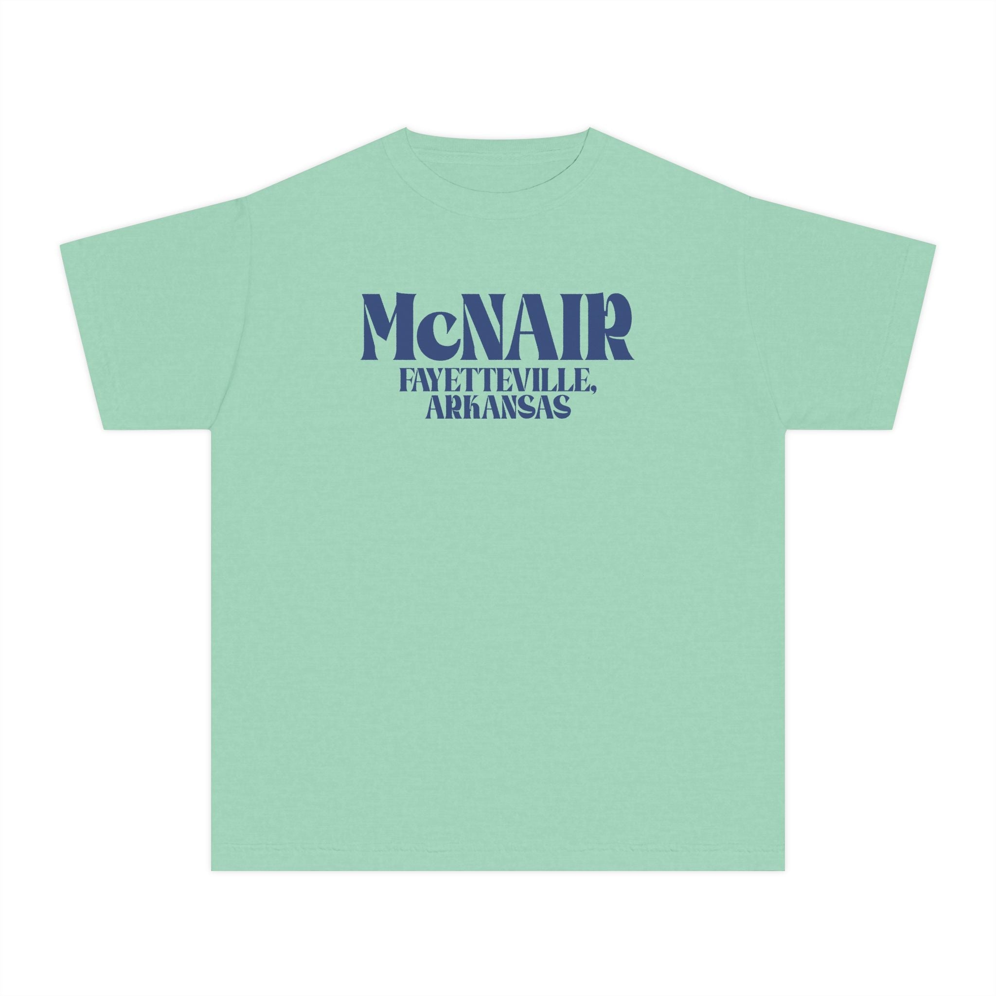 McNair Middle School: Retro Block Text | FPS + Opal and June Kids T-Shirt, Fayetteville Public Schools - Opal and June